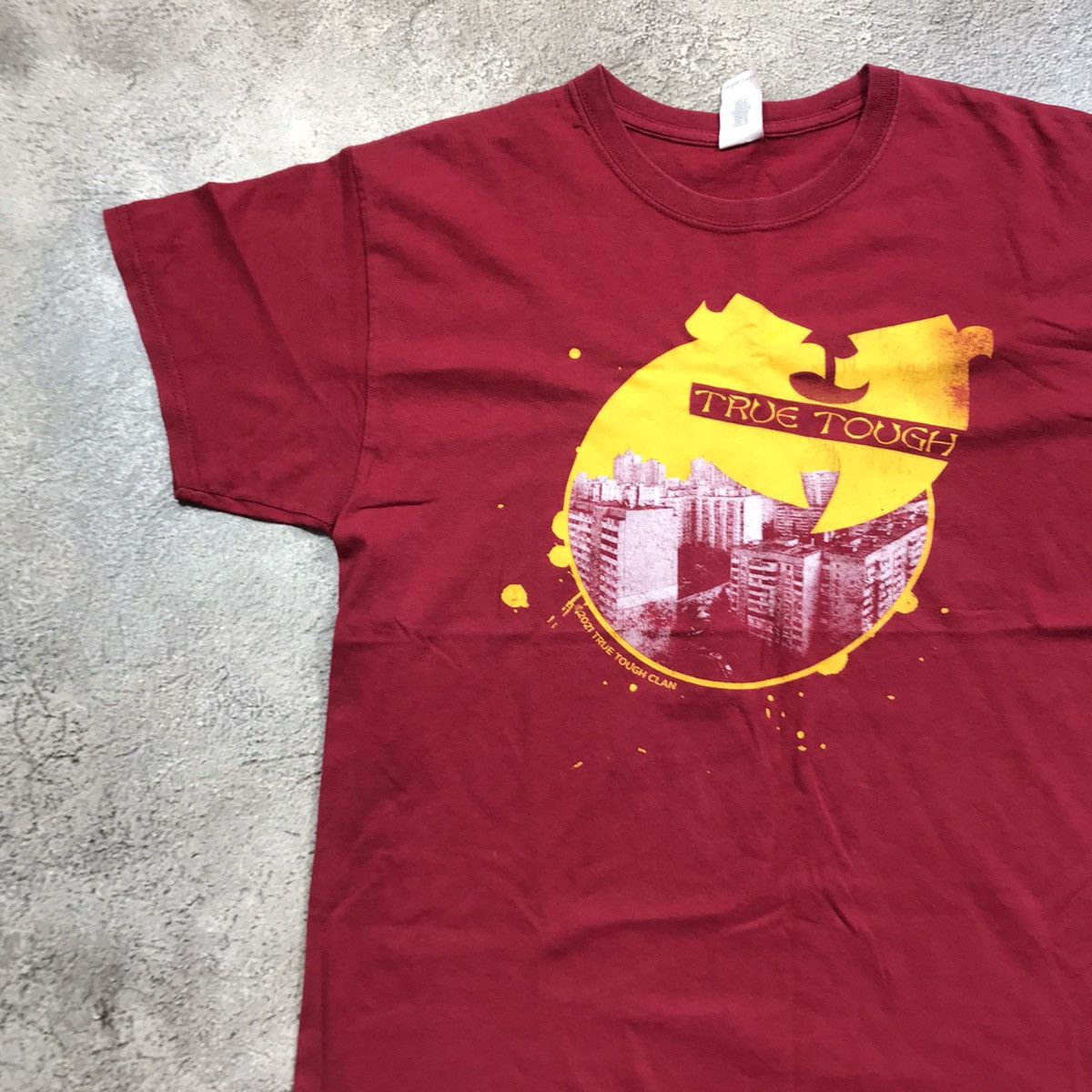 Vintage Vintage 90s Wu Tang Clan Graphic Tee Sun Faded Rap Streetwea Size US L / EU 52-54 / 3 - 2 Thumbnail