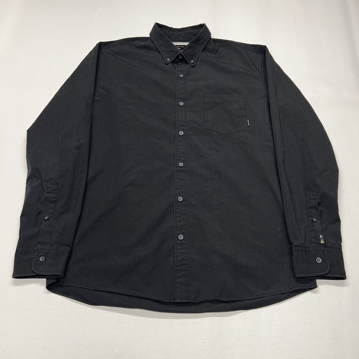Quiksilver Quiksilver Button Down Shirt Black Modern Fit Long Sleeve Size US L / EU 52-54 / 3 - 1 Thumbnail