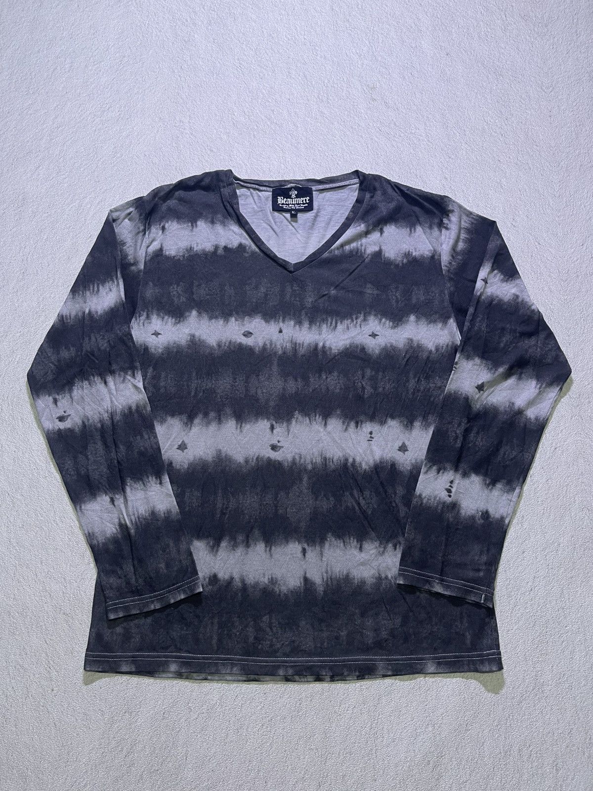 Japanese Brand Y2K BEAUMERE long sleeve tshirt tie dye motif Size US M / EU 48-50 / 2 - 1 Thumbnail