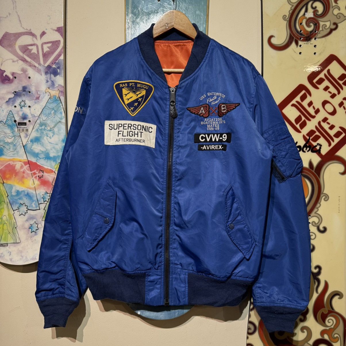 Avirex Rare Avirex Japan MA-1 Flight Jacket | U.S. Naval Aviation Size US XL / EU 56 / 4 - 1 Thumbnail