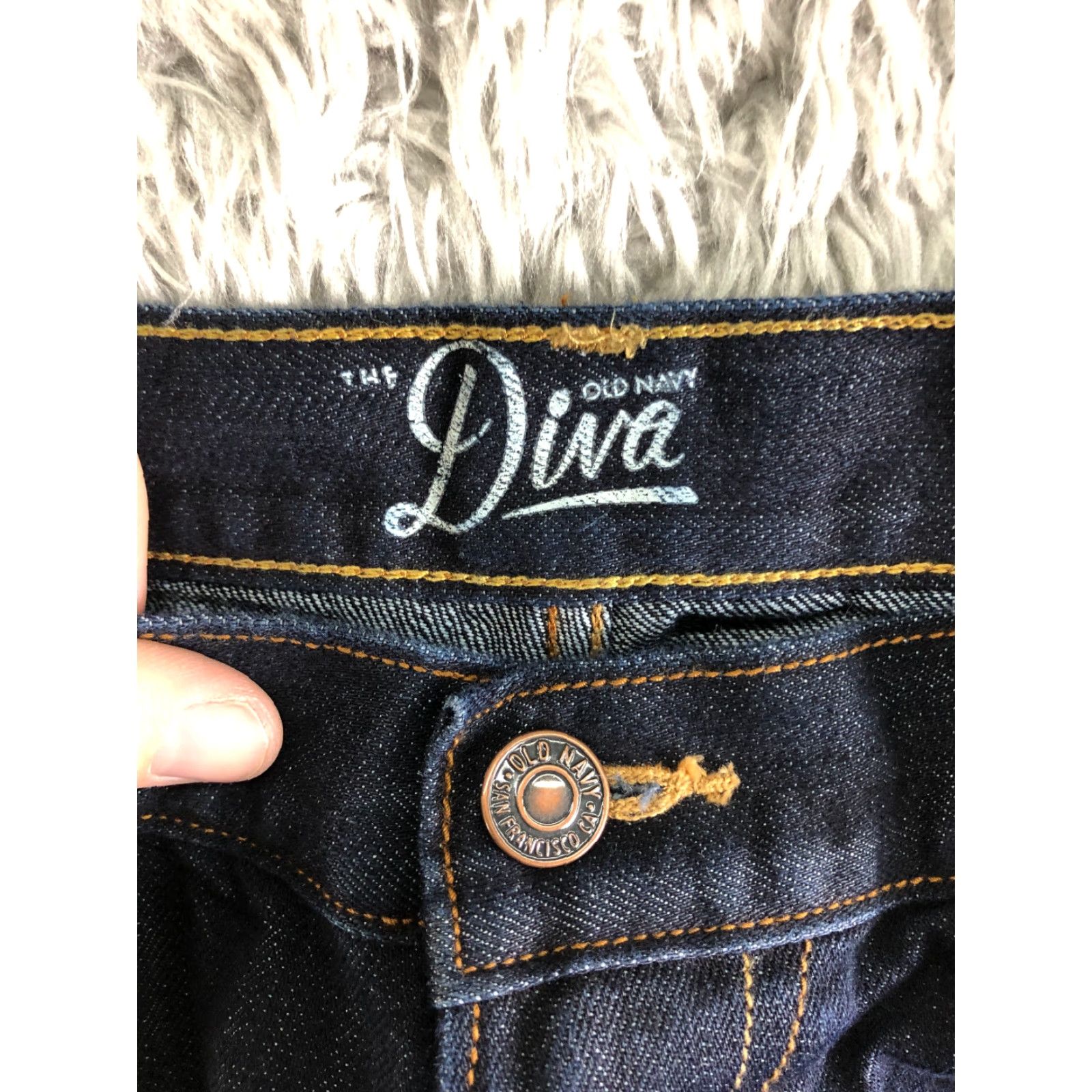 Old Navy Old Navy Diva Shorts Womens Size 2 Mid Rise Dark Wash Blue Denim Jeans Size 26" / US 2 / IT 38 - 6 Thumbnail