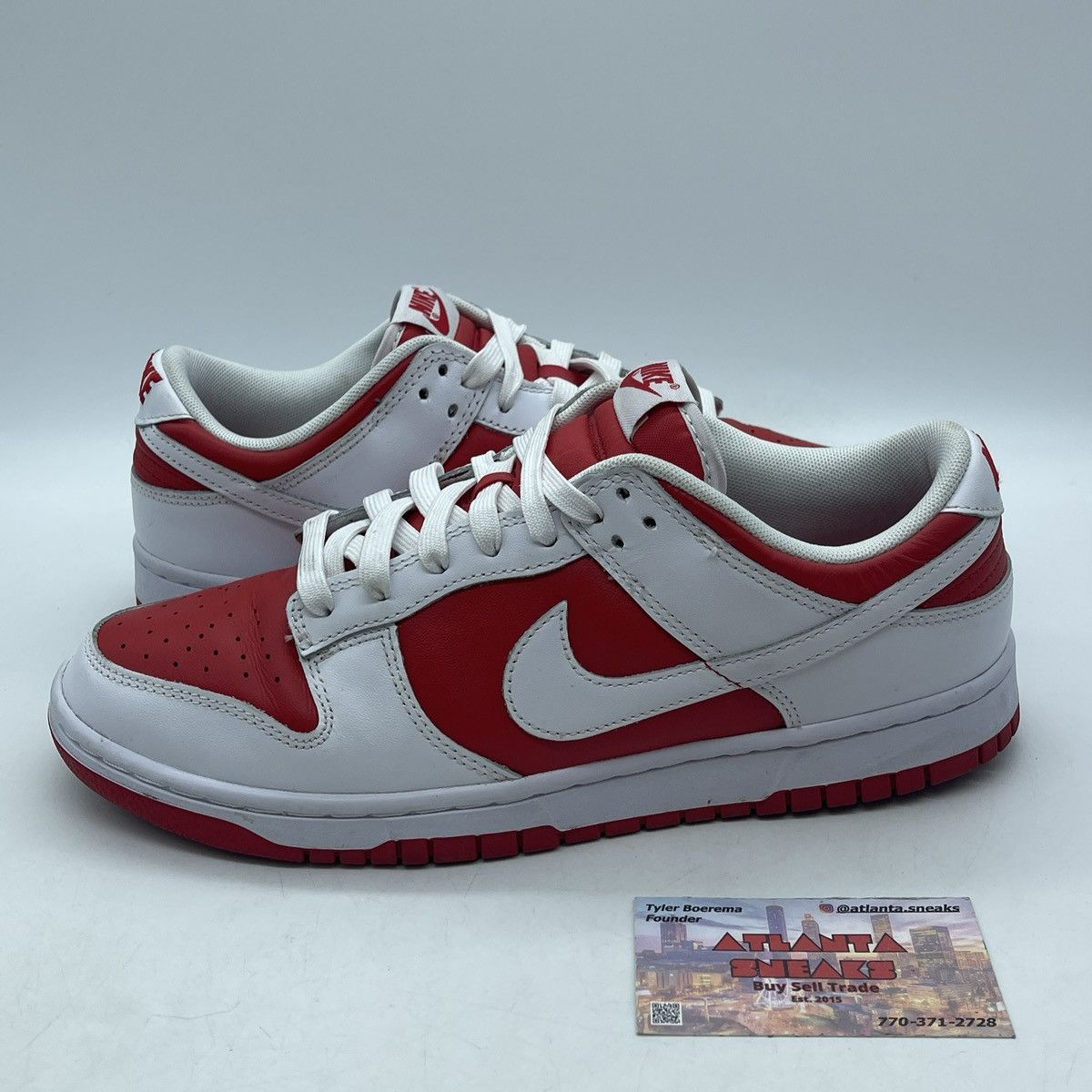 Nike Dunk low championship red Size US 9.5 / EU 42-43 - 1 Thumbnail