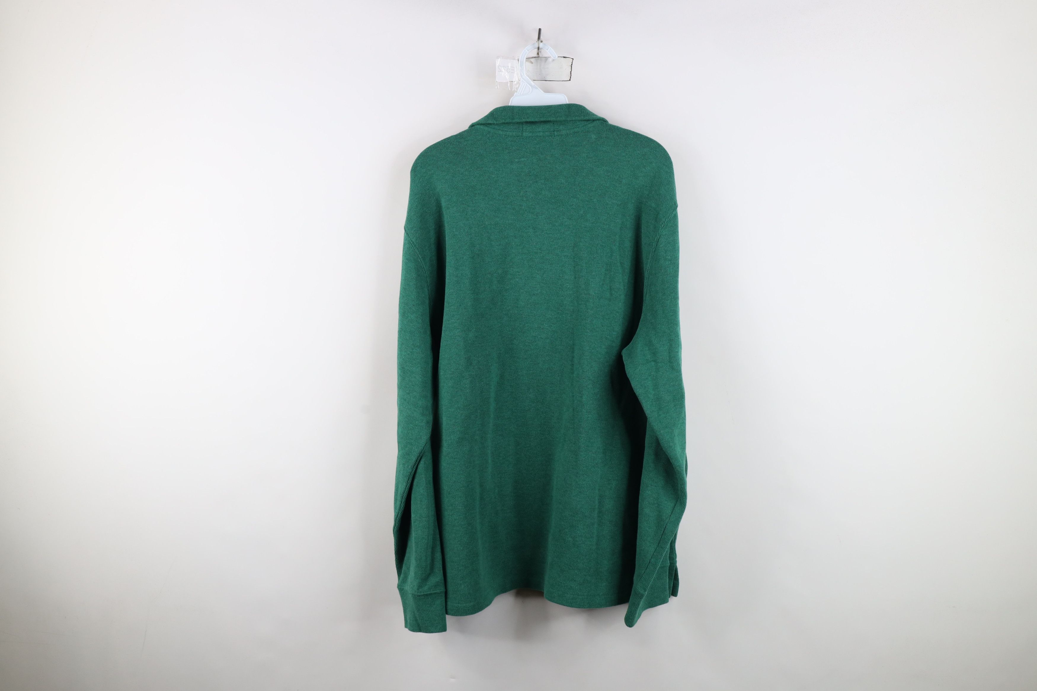 Ralph Lauren Vintage Ralph Lauren Ribbed Knit Half Zip Pullover Sweater Size US XL / EU 56 / 4 - 13 Thumbnail