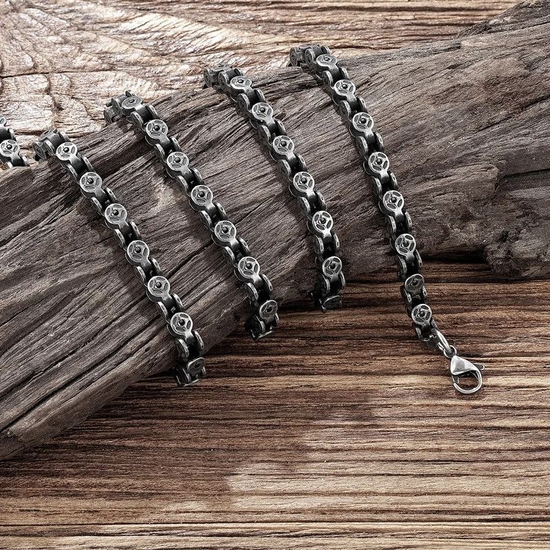 Other Retro Locomotive Chain Link Necklace Accessories Chain Gift Size ONE SIZE - 4 Thumbnail