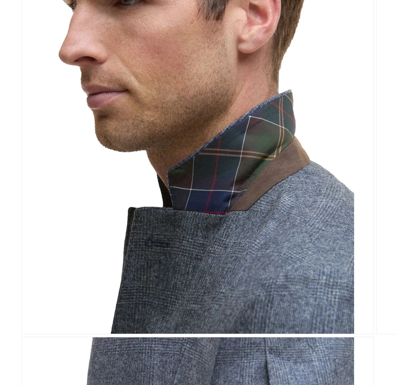 Barbour Barbour Kensington Check Single Breasted Modern Blazer Size 42R - 4 Thumbnail