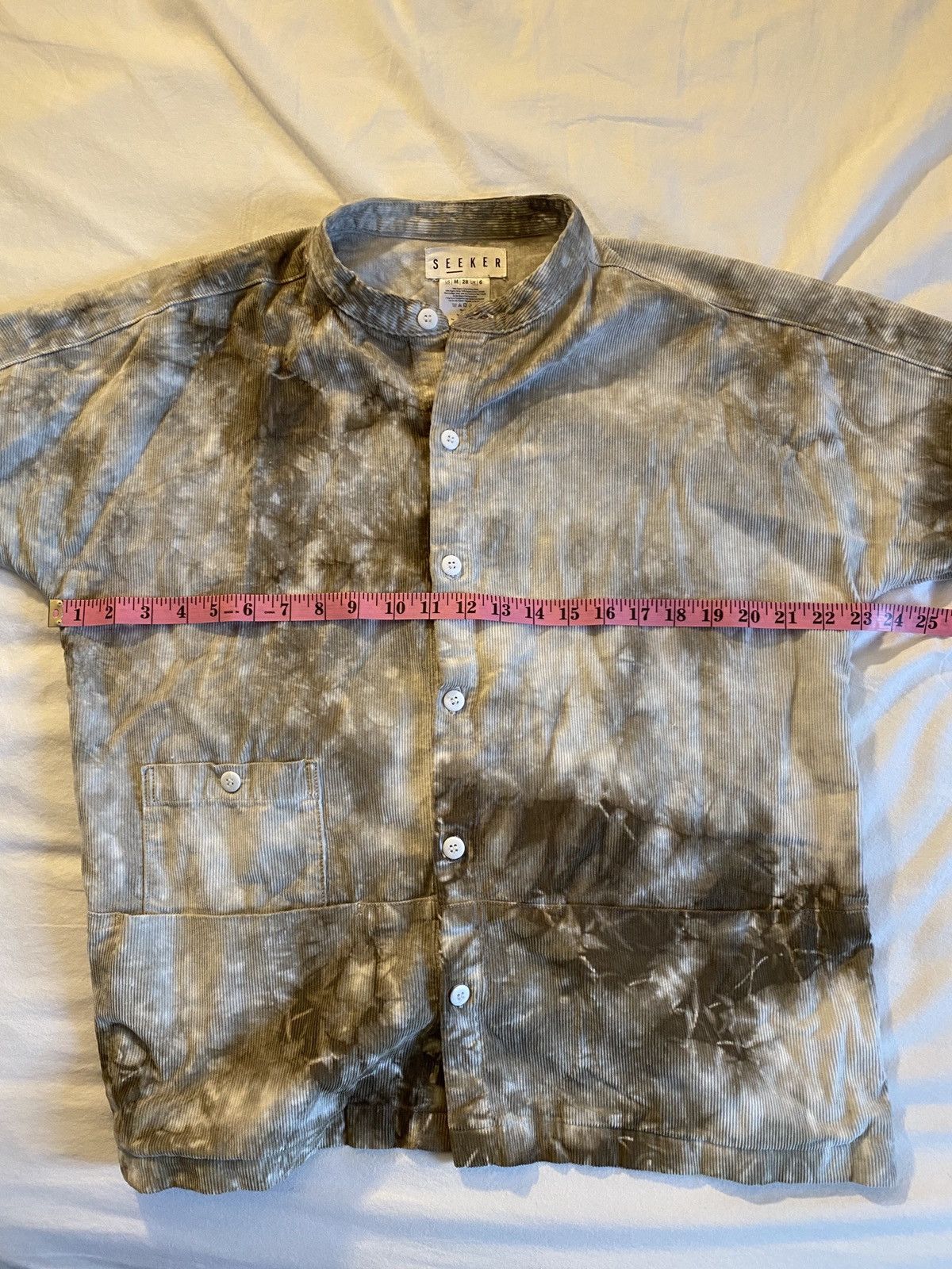 Other Seeker Grey Tie Dye Corduroy Raj Coat Size US M / EU 48-50 / 2 - 6 Thumbnail