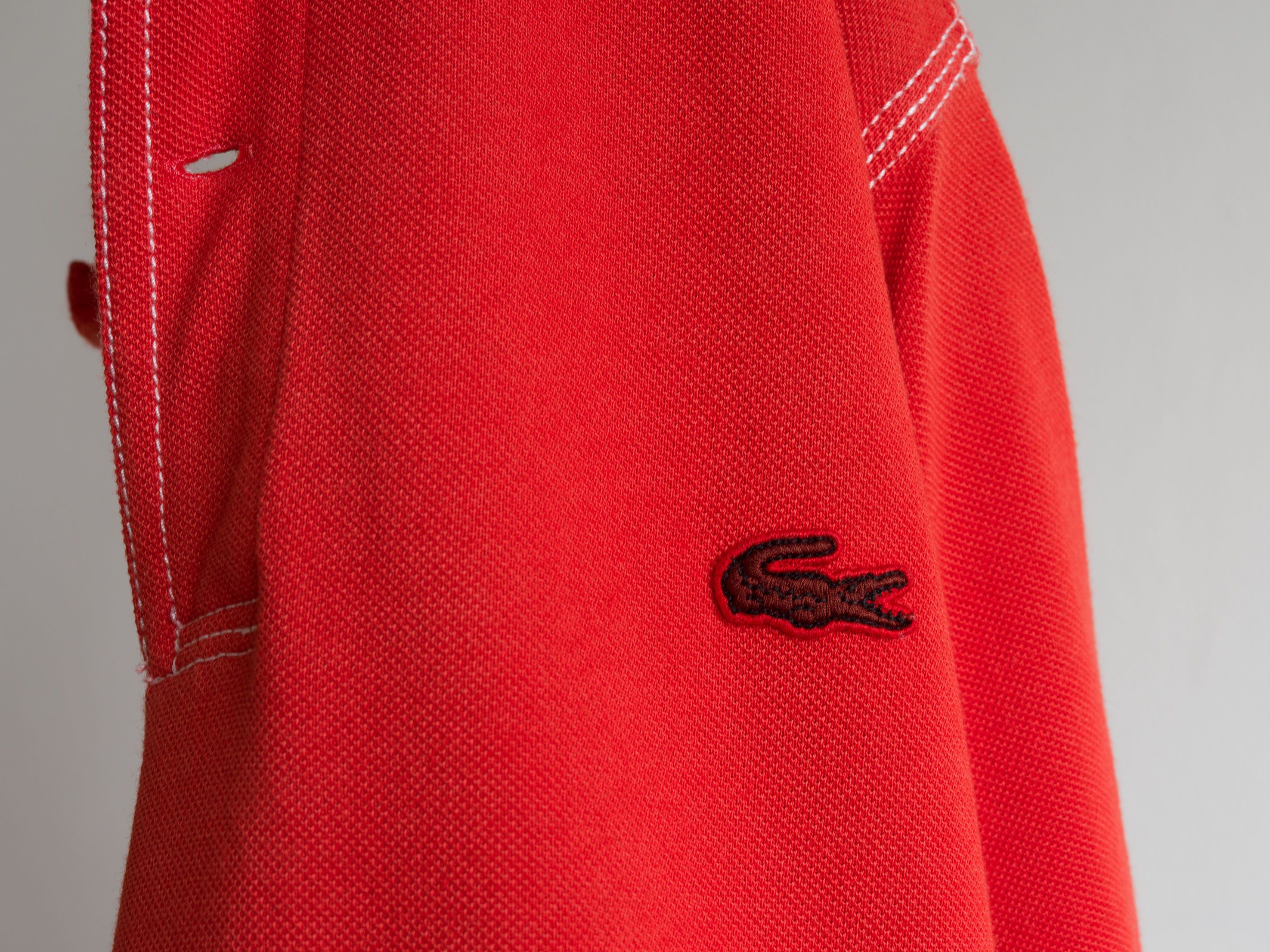 Junya Watanabe × Lacoste SS2006 JUNYA WATANABE MAN x LACOSTE RECONSTRUCTED POLO SHIRT Size US L / EU 52-54 / 3 - 4 Thumbnail