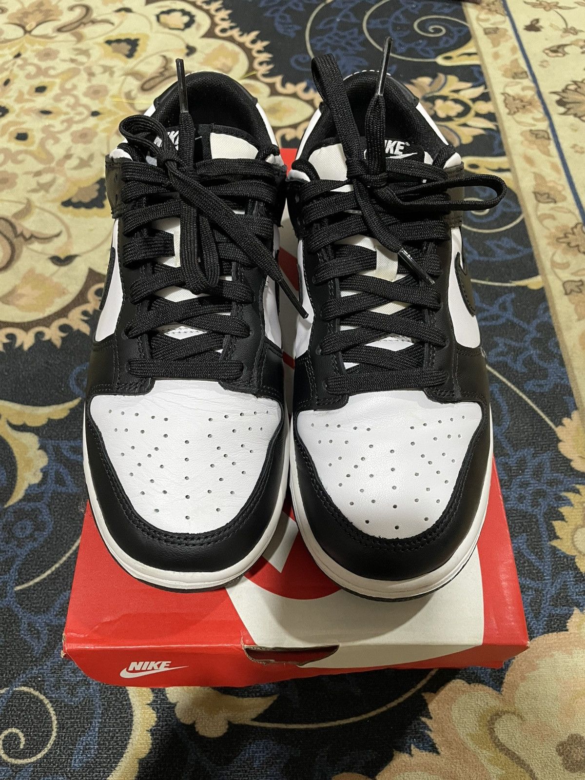 Nike Nike Dunk Low Retro ‘Panda’ Black White - Classic Size US 7 / EU 40 - 2 Thumbnail