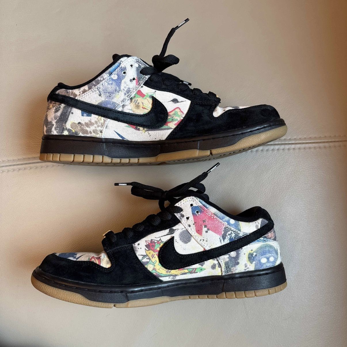 Nike SB Nike Dunk Low SB x Supreme ‘Ramellzee’ Size US 10 / EU 43 - 1 Thumbnail
