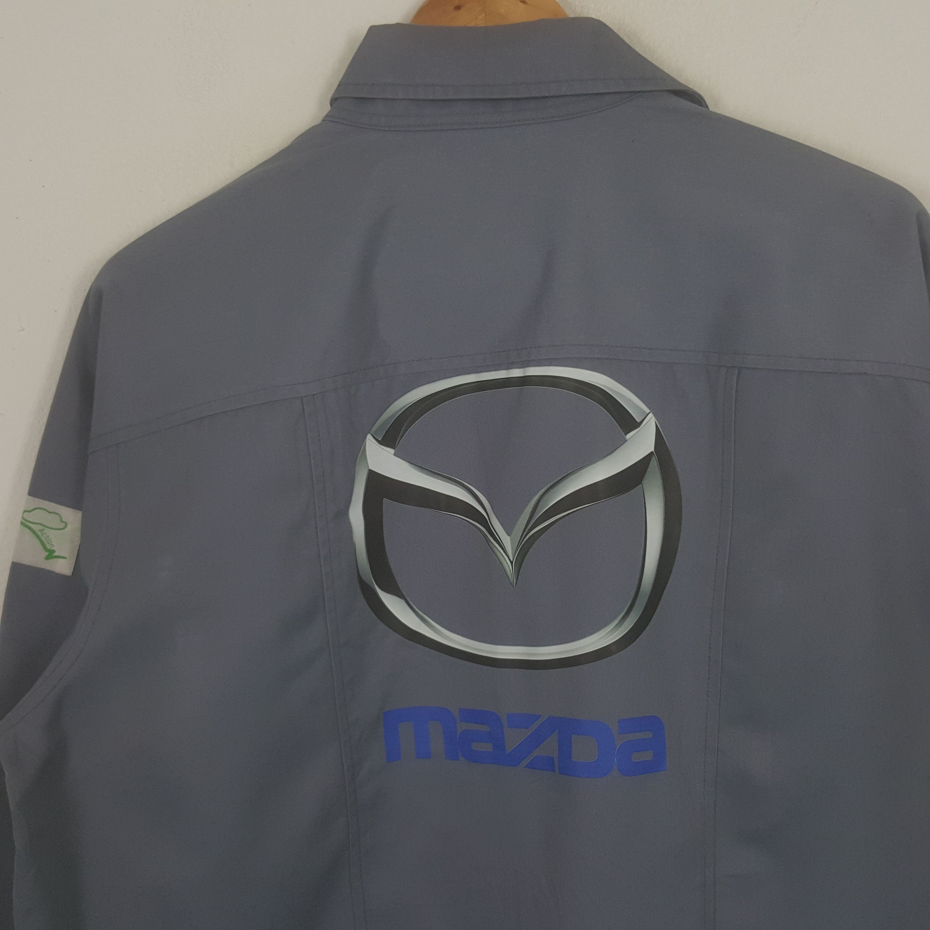 Japanese Brand × Vintage Vintage Mazda Japanese Rally Team Custom Art Jacket Size US L / EU 52-54 / 3 - 4 Thumbnail