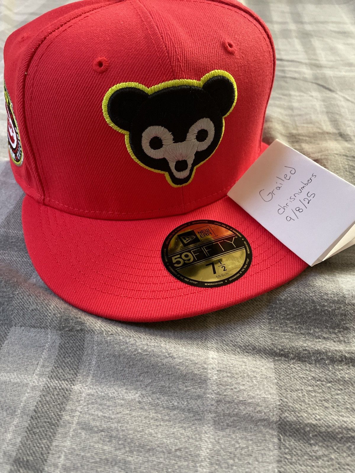 Hat Club Hat Club Neon Chicago Cubs 1962 ASG Patch Fitted 7 1/2 Size ONE SIZE - 4 Thumbnail