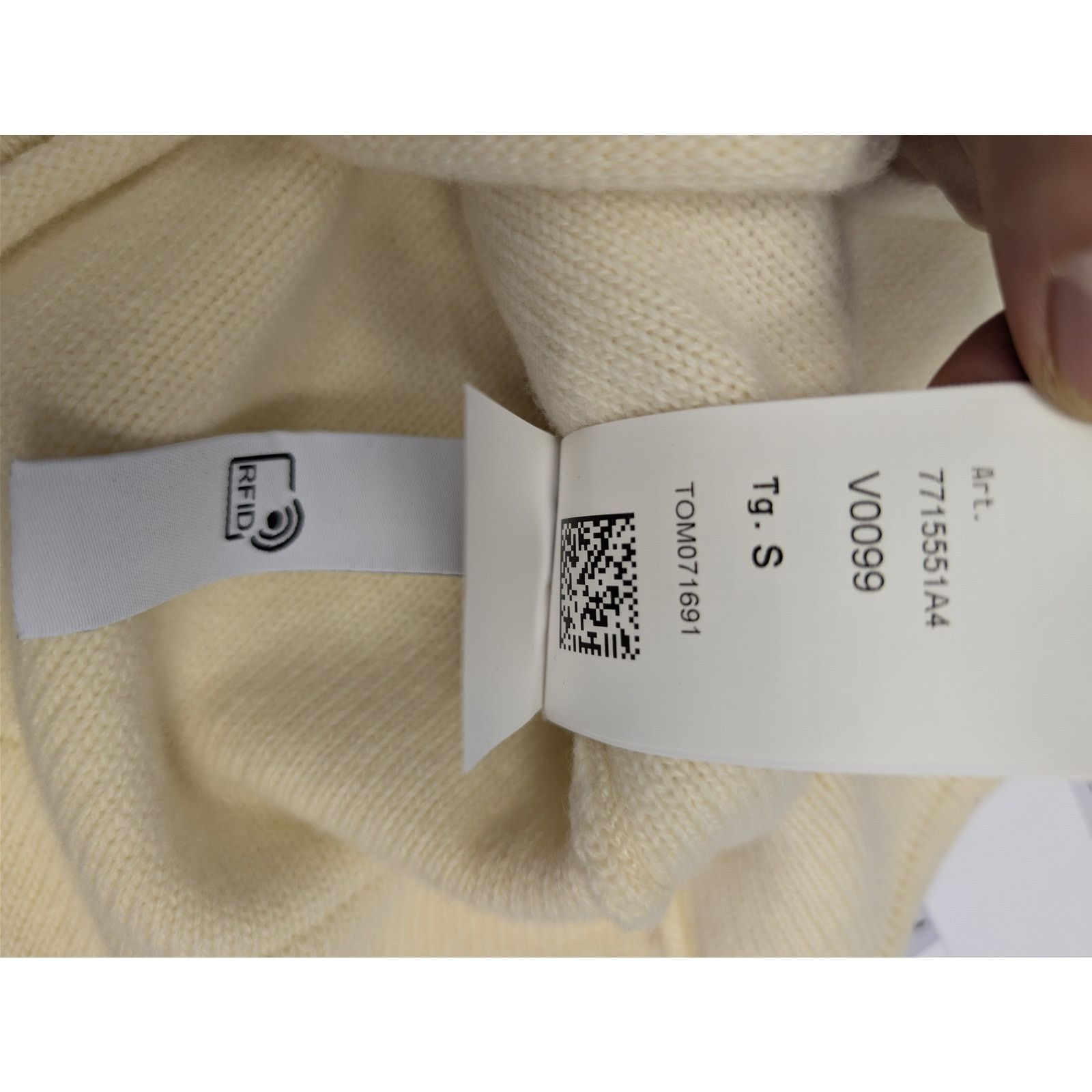 Stone Island o1rshd1 Zip-Up Cardigan Knitwear Sweater Jacket off-white Size US S / EU 44-46 / 1 - 21 Thumbnail