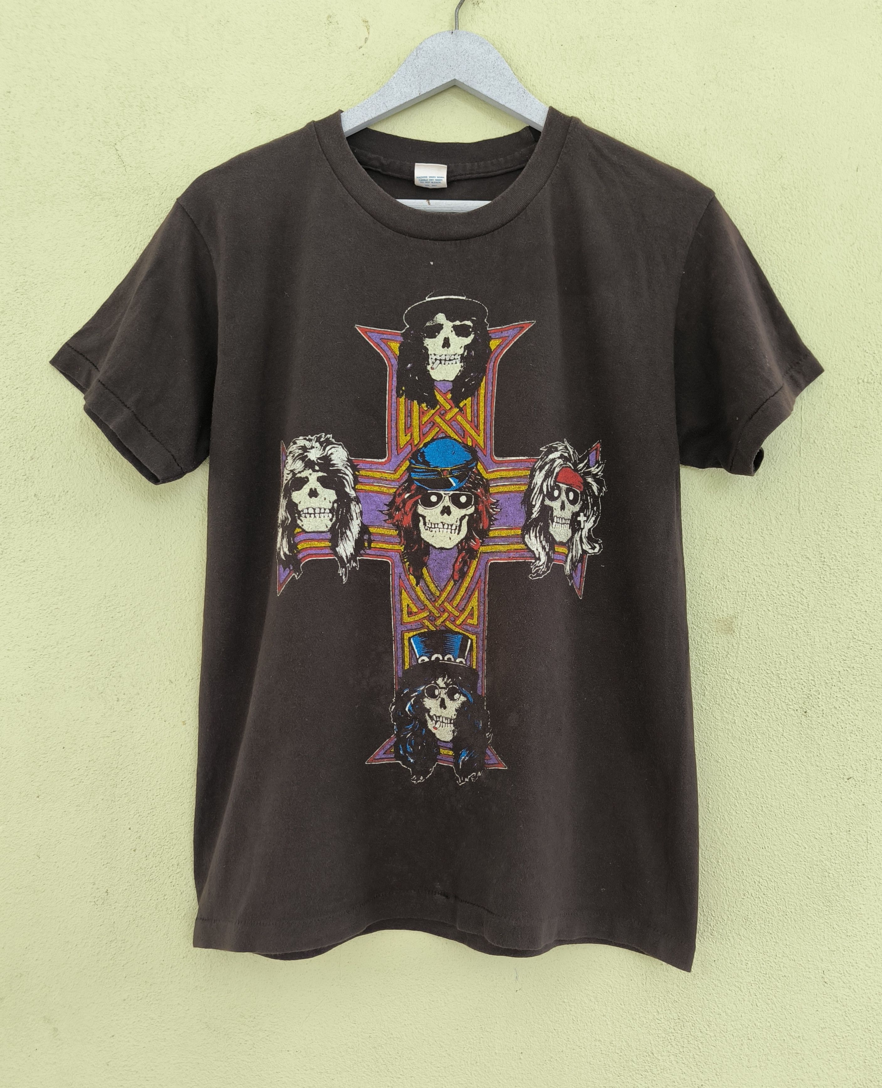 Vintage Vintage 80's Guns N Roses tee Size US M / EU 48-50 / 2 - 1 Thumbnail