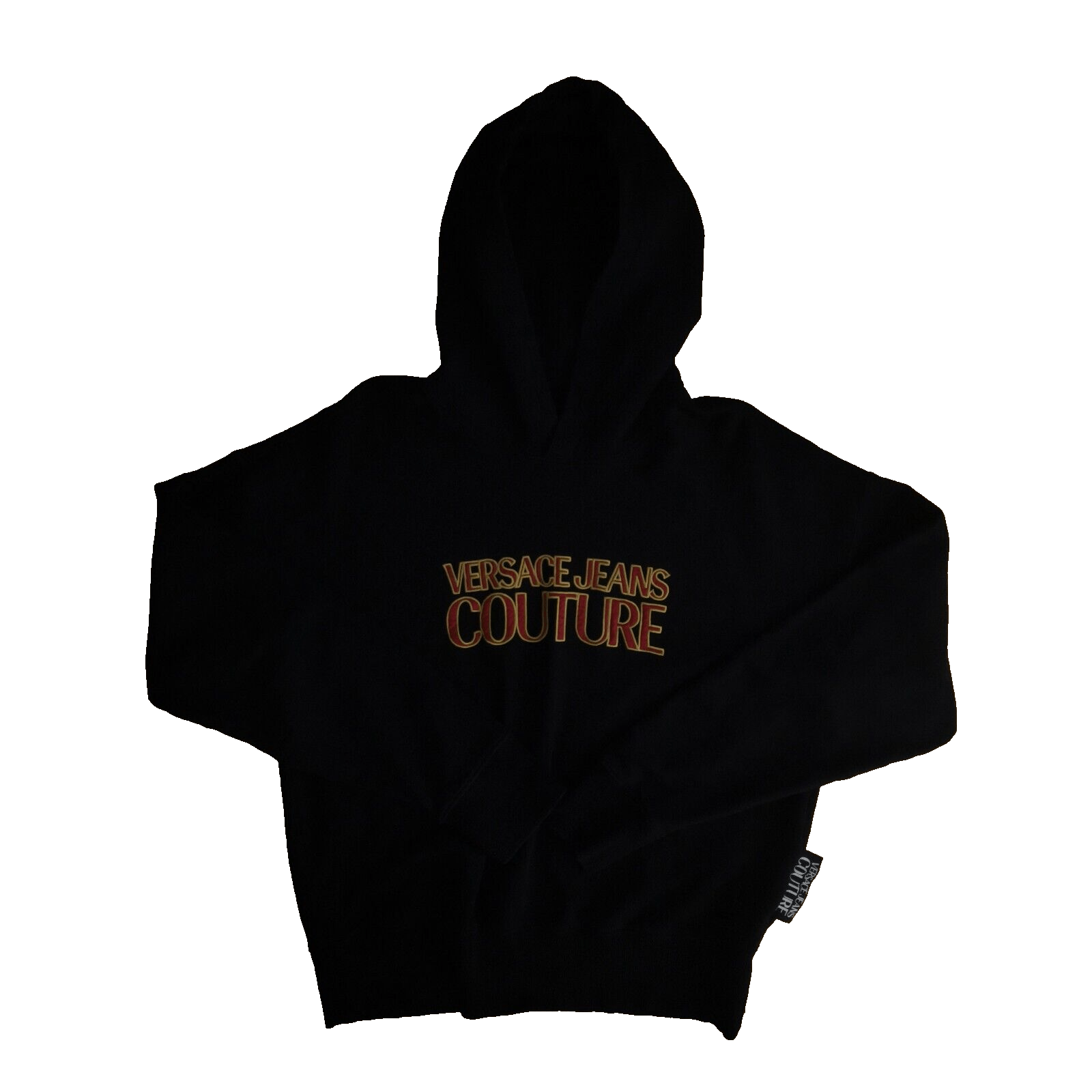 Versace Jeans Couture Versace Jeans Couture Oversized Black Logo Hoodie Size US M / EU 48-50 / 2 - 2 Thumbnail