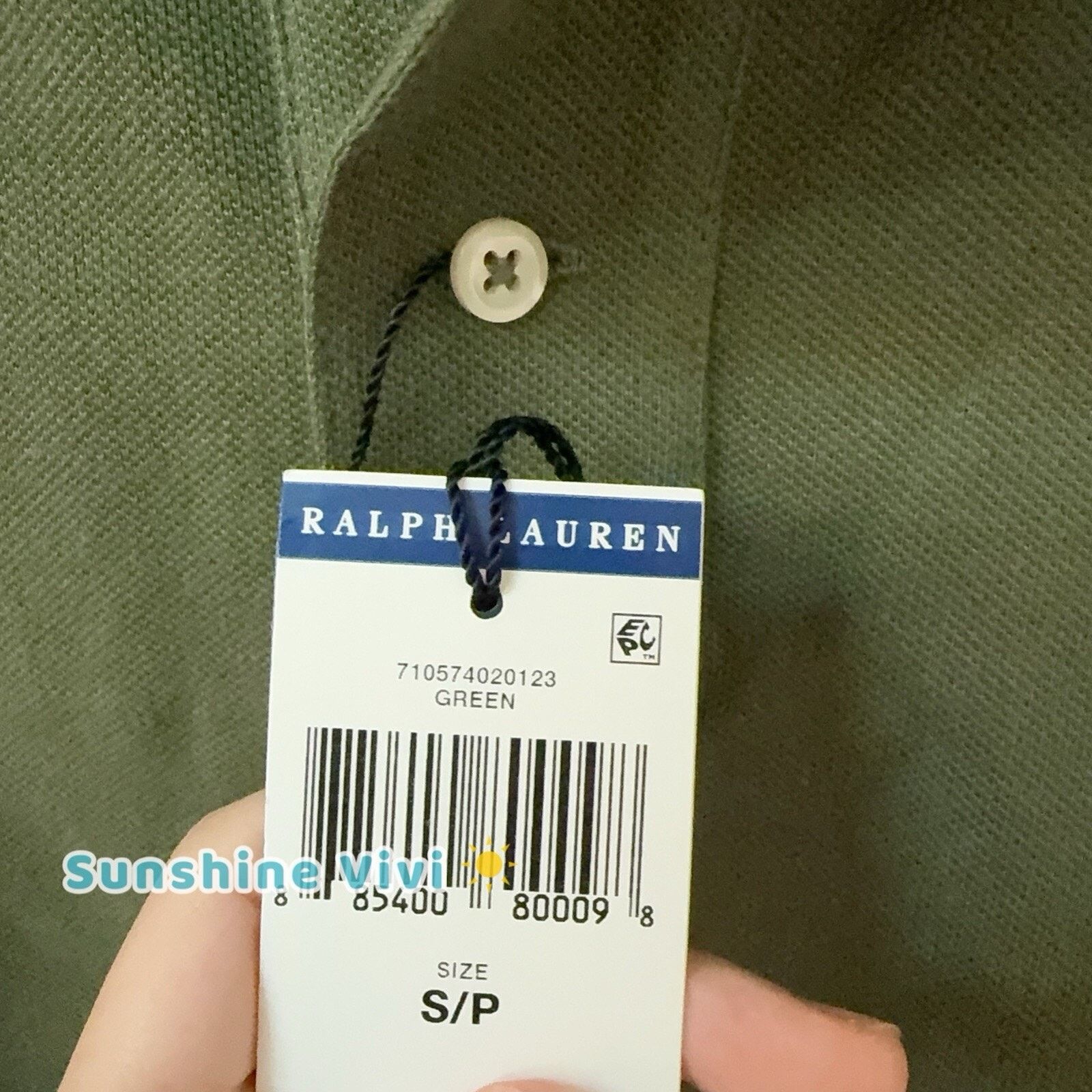 Lauren Ralph Lauren NWT Polo Ralph Lauren Men's Classic-Fit Polo Shirt Green S Size US S / EU 44-46 / 1 - 4 Thumbnail