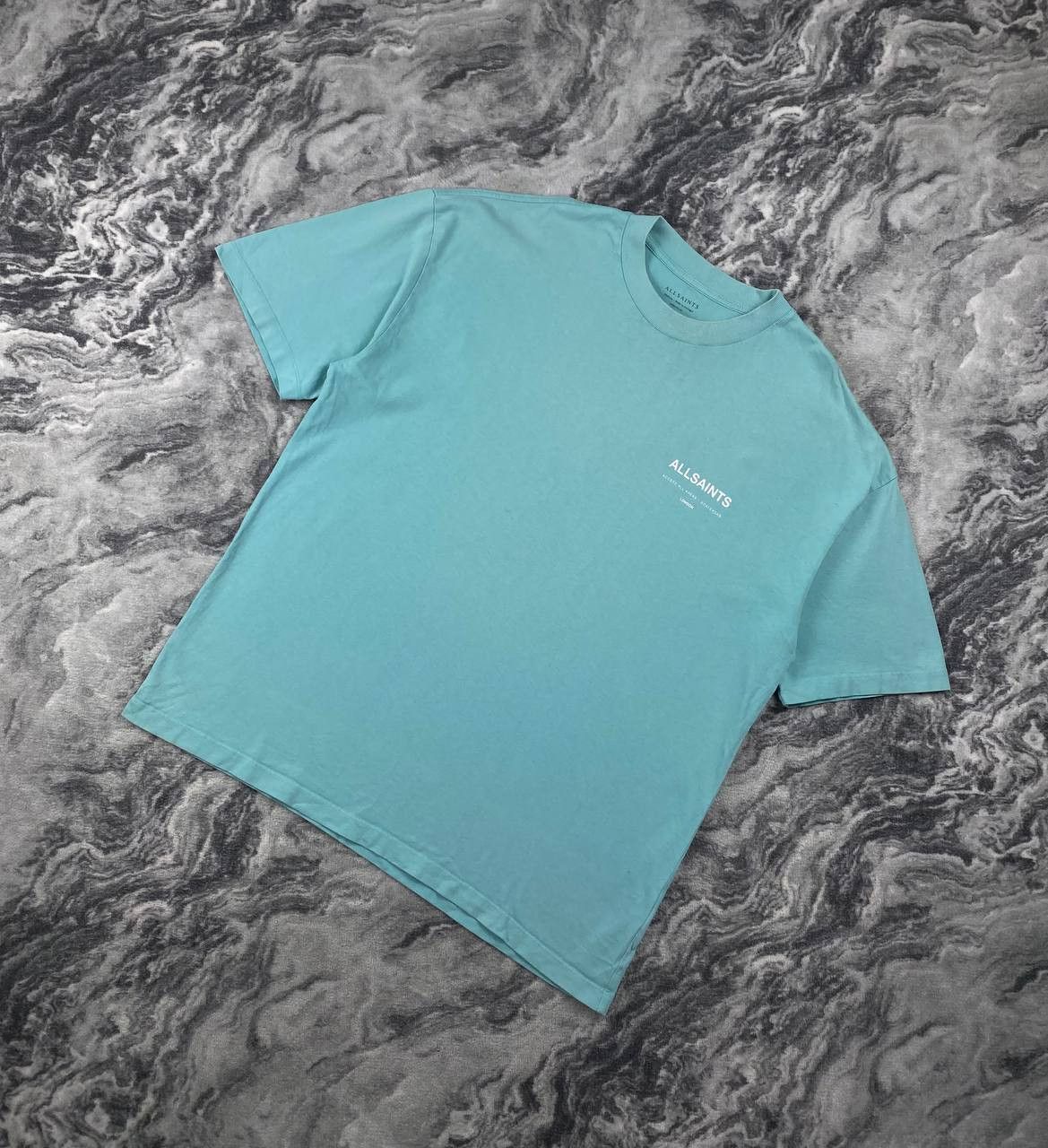 Allsaints AllSaints Access SS Crew Big Logo T Shirt Men Size M Green Size US M / EU 48-50 / 2 - 4 Thumbnail