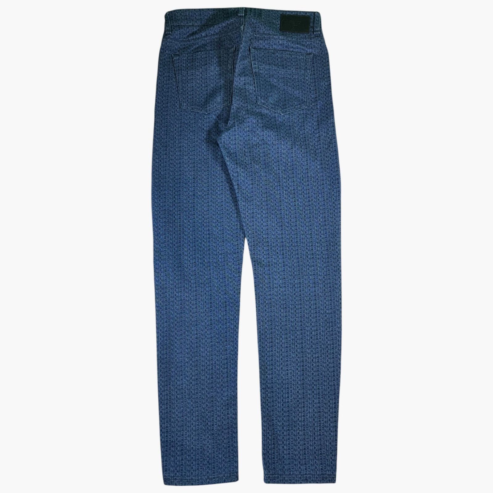Fendi Fendi Monogram Navy Jeans Size US 33 - 2 Thumbnail