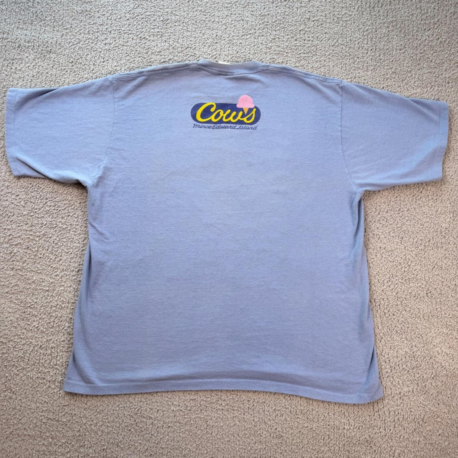 Cowboy Equipment Vintage 1992 Cows Prince Edward Island T Shirt XL Blue Cow Size US XL / EU 56 / 4 - 2 Thumbnail
