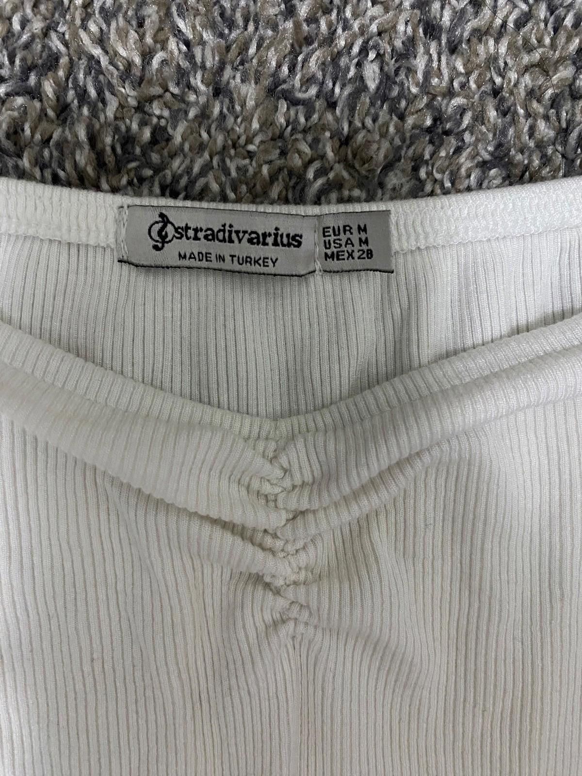 Other STRADIVARIUS Off-Shoulder Knit Sweetheart Top (MEDIUM) Size M / US 6-8 / IT 42-44 - 6 Thumbnail