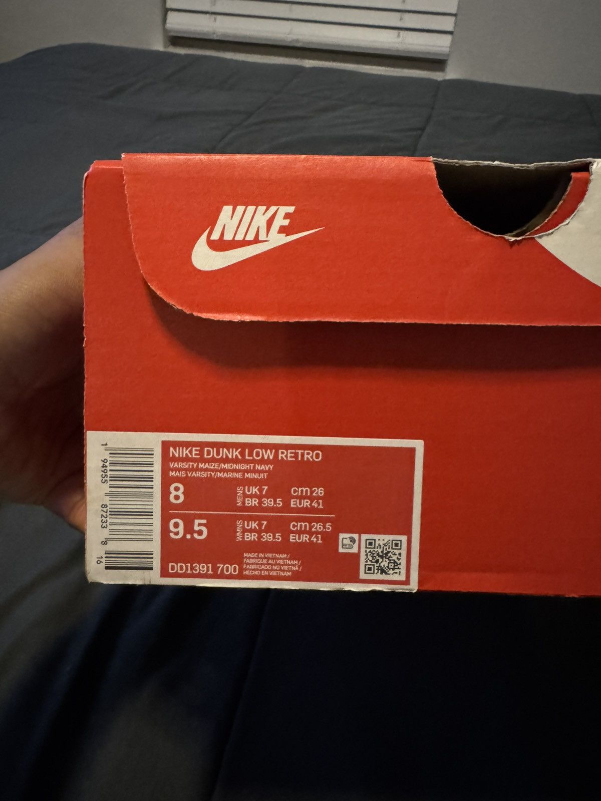 Nike Nike Dunk Low “Michigan” Size US 8 / EU 41 - 7 Thumbnail