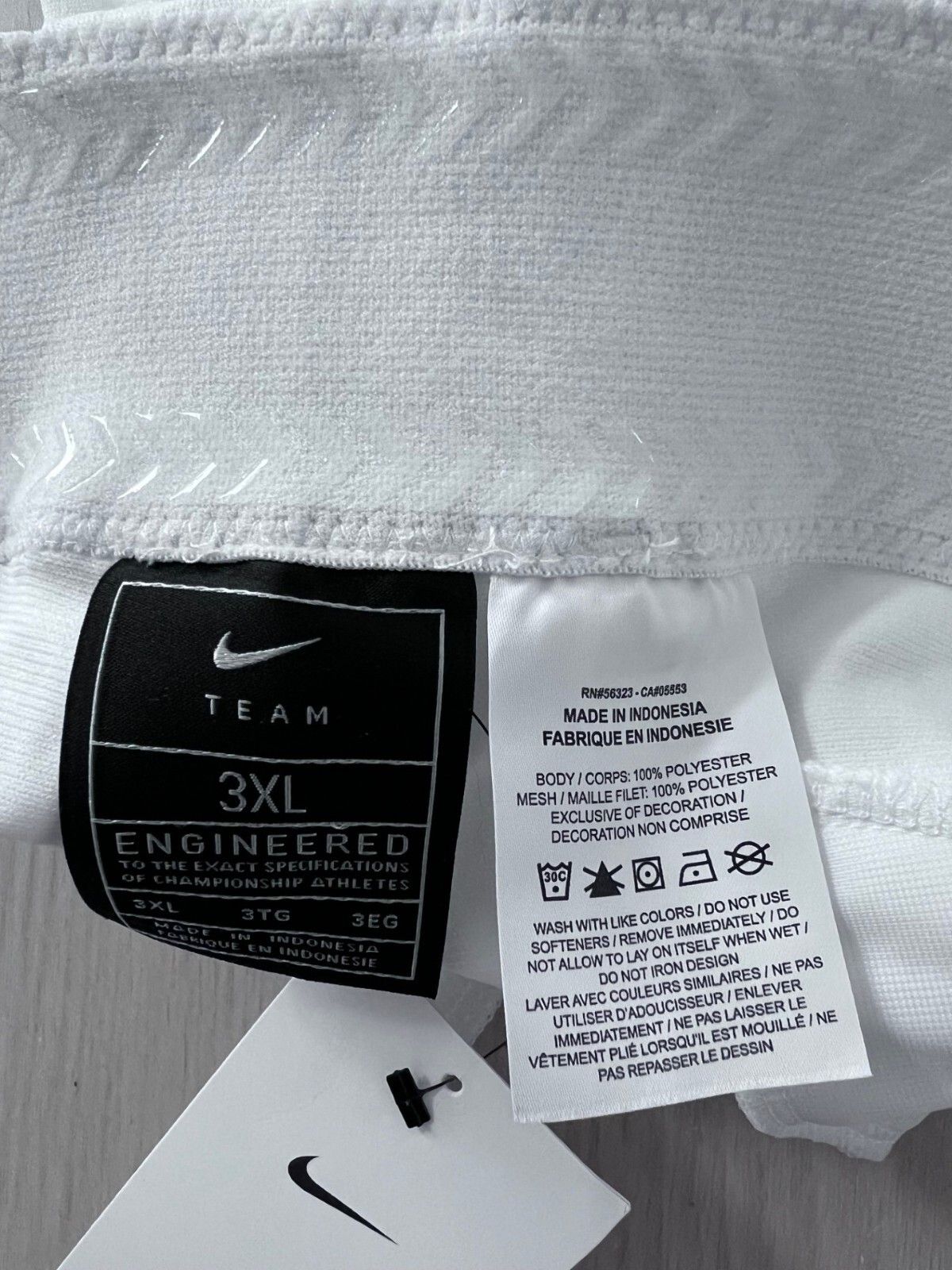 Nike Nike BQ5488-100 Vapor Baseball Pants White ( 3XL ) Size US 44 / EU 60 - 4 Thumbnail