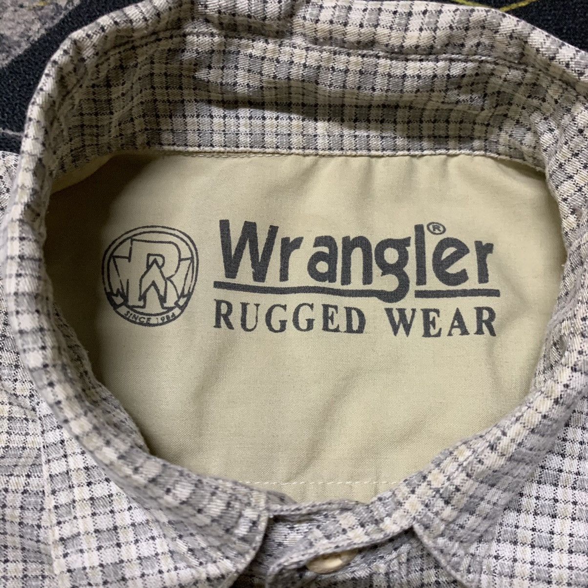 💥Vintage Wrangler Rugged Wear Double Pocket Button Up