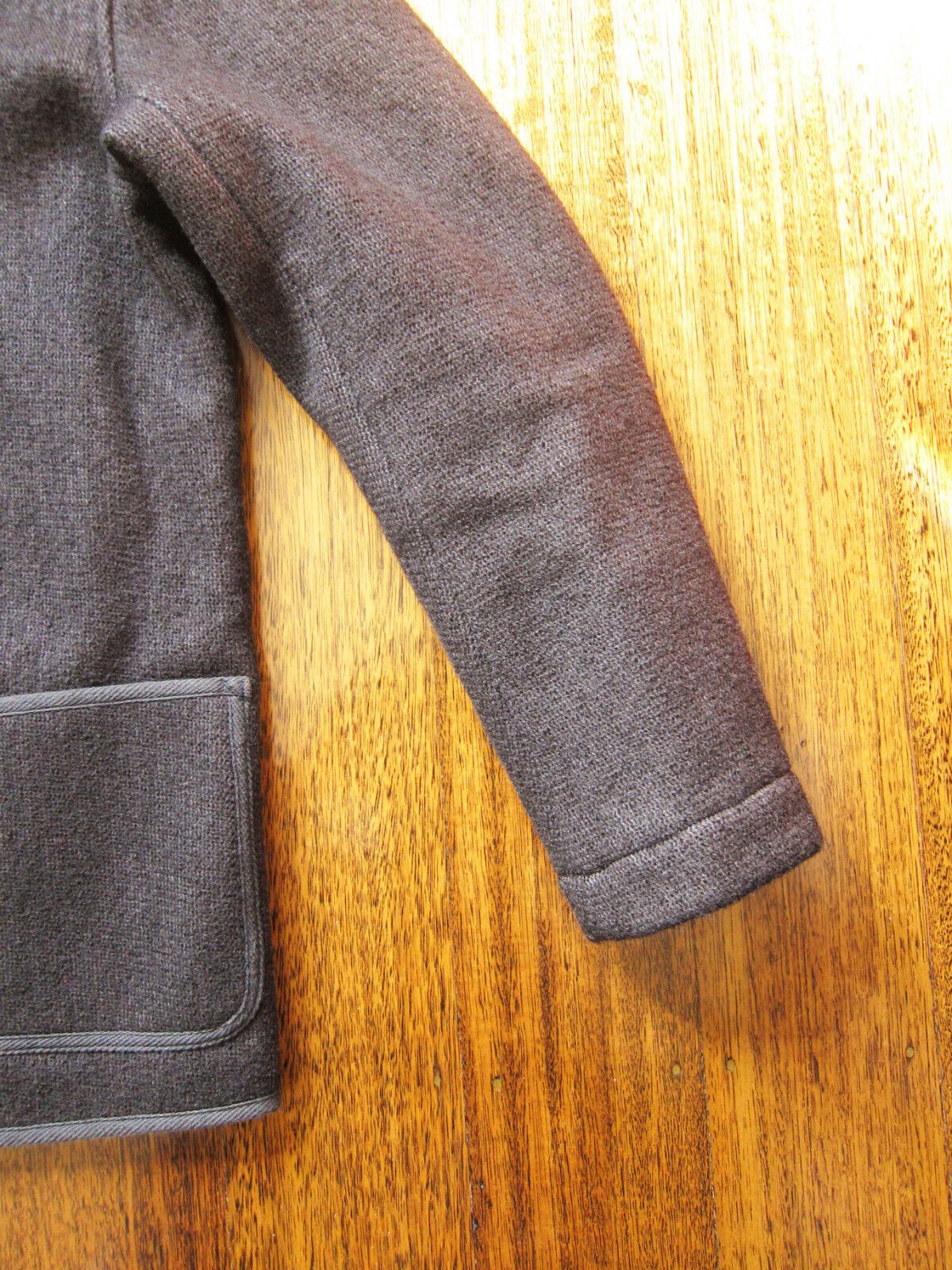 Brown's Beach Collarless Wool Jacket (Size 36)