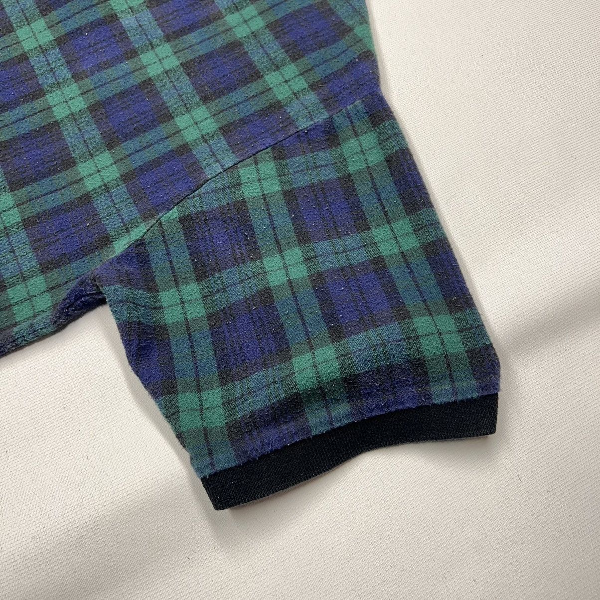 The Vermont Flannel Company × Vintage VTG The Vermont Flannel Company Polo Shirt Green Plaid Size US M / EU 48-50 / 2 - 9 Thumbnail