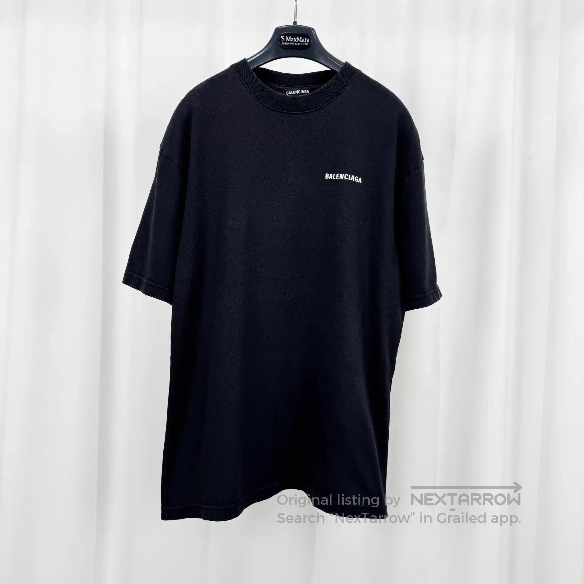 Balenciaga Black Short-Sleeve Shirt - XXS. Size US XXS / EU 40 - 1 Thumbnail