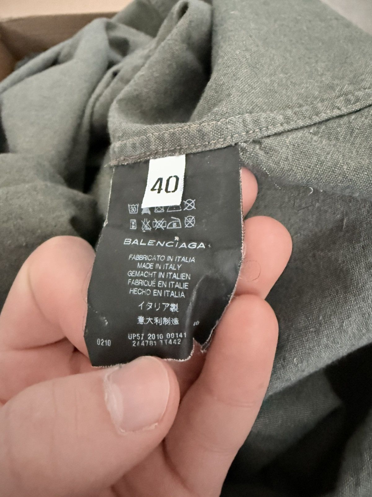 Balenciaga Balenciaga by Nicolas Ghesquière 2010 Military Button Up Size US M / EU 48-50 / 2 - 6 Thumbnail
