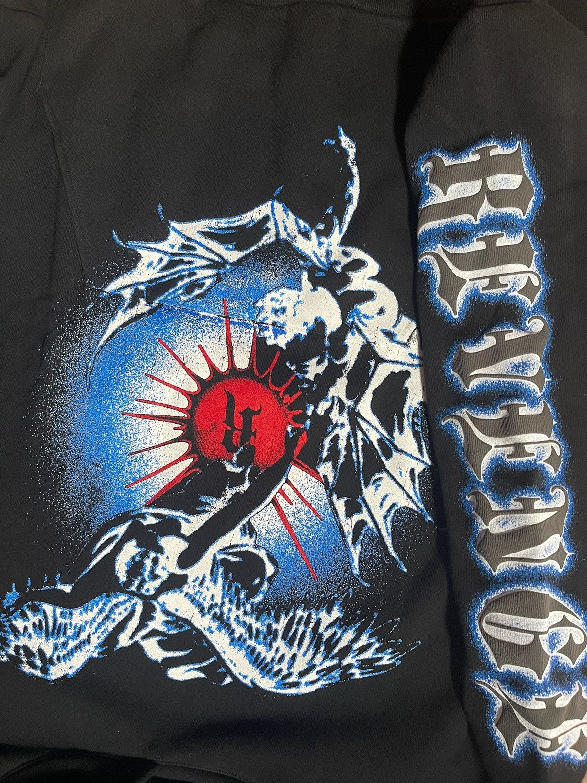 Revenge REVENGE ANGEL DISCIPLE HOODIE BLACK Size US L / EU 52-54 / 3 - 3 Thumbnail