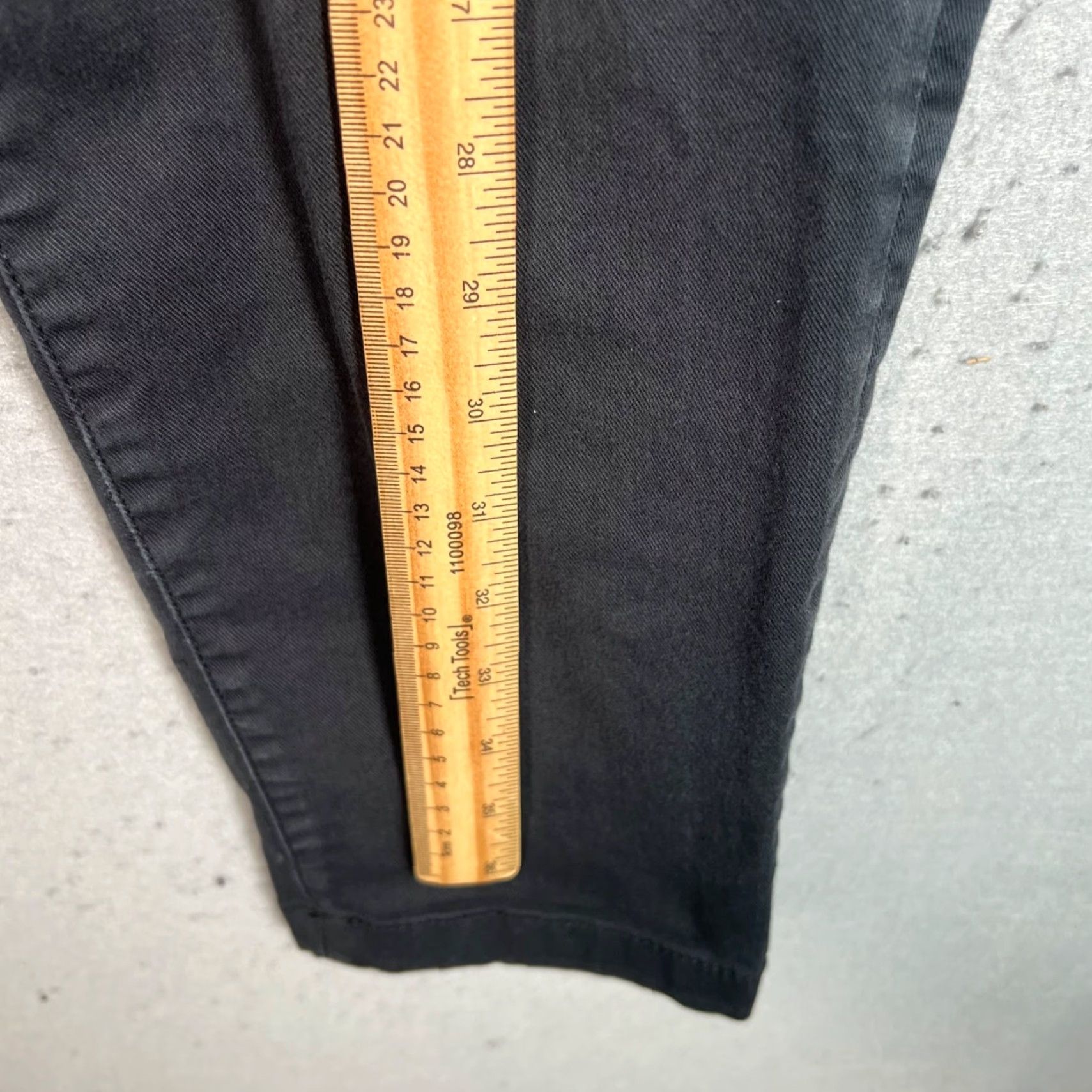 Selected Homme Selected Homme Mens Pants Adult 30 Black Slim Tapered Cotton Chino Casual Mens Size US 30 / EU 46 - 7 Thumbnail