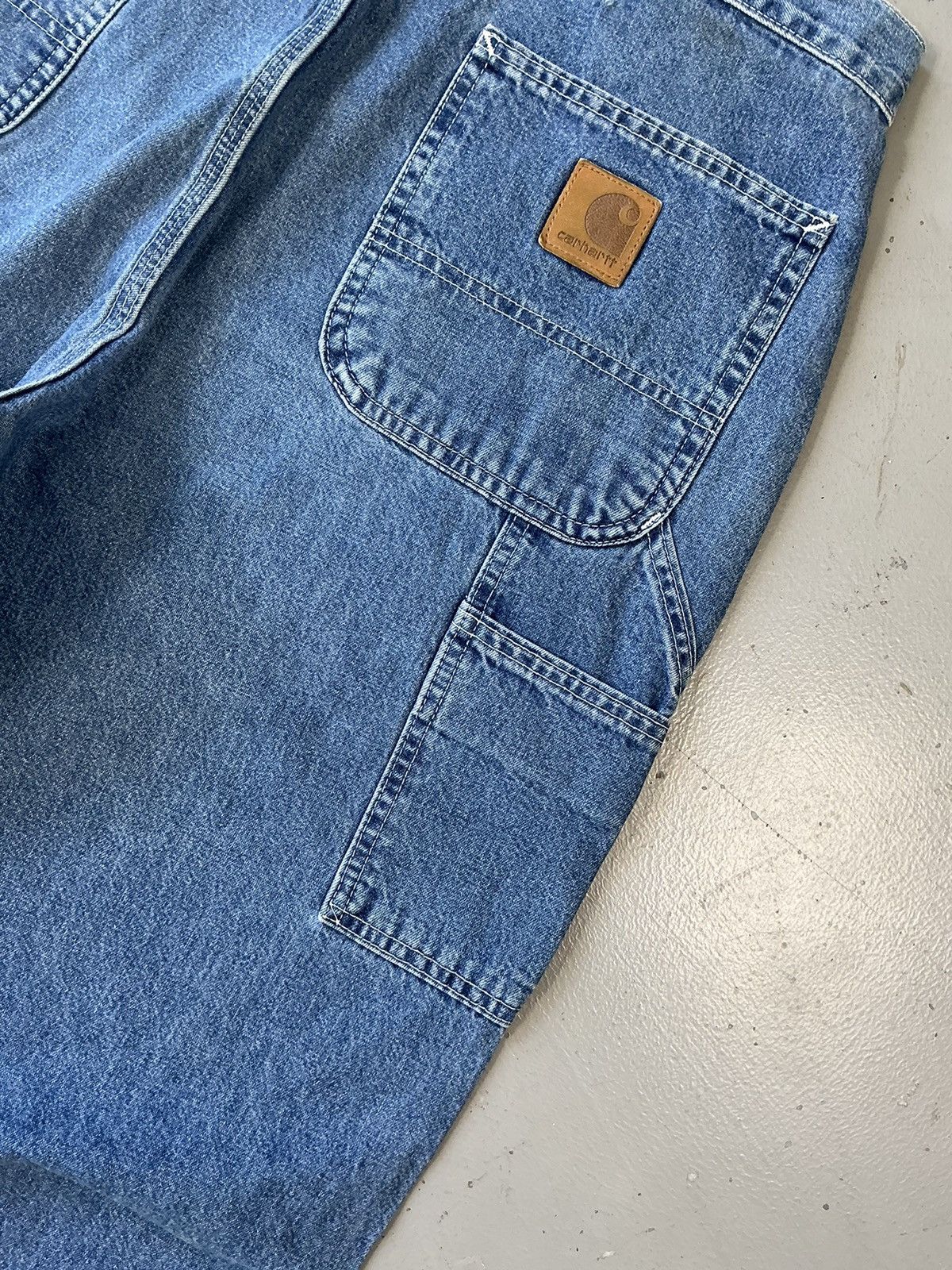 Carhartt × Vintage Vintage Carhartt B13 DST carpenter denim Size US 36 / EU 52 - 8 Thumbnail