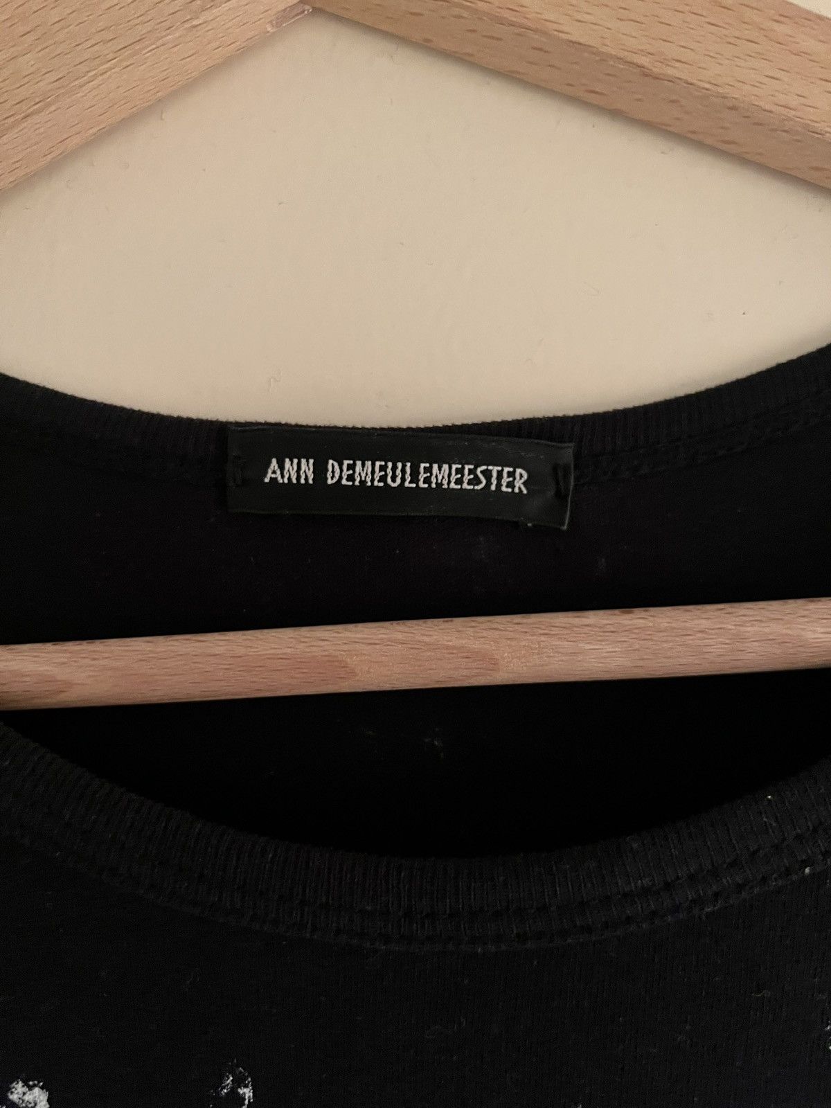 Ann Demeulemeester Ann Demeulemeester t-shirt Nuit Blanche Black Size M / US 6-8 / IT 42-44 - 3 Thumbnail