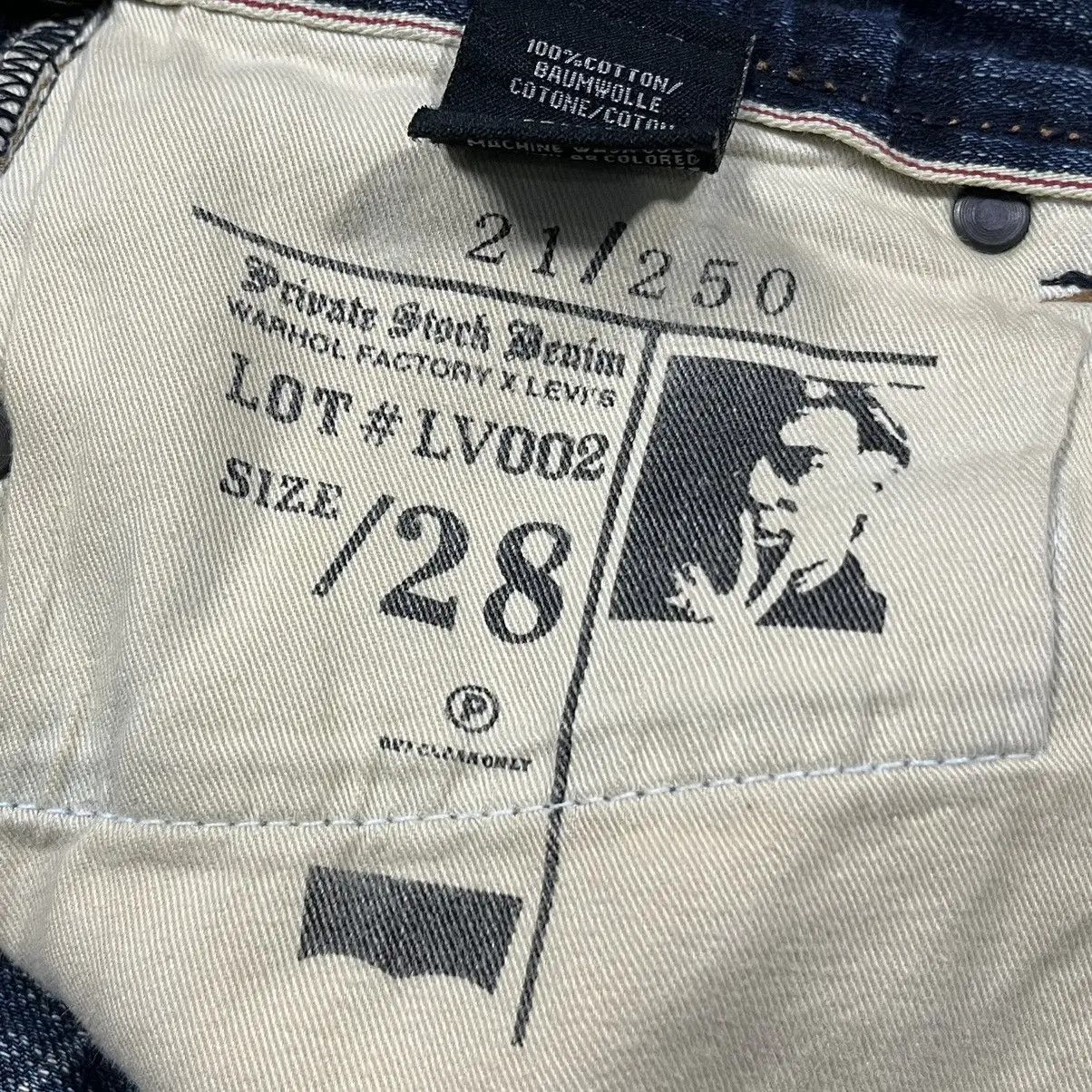 Andy Warhol × Levi's RARE Levi's X Andy Warhol Patchwork Selvedge Denim Size US 28 / EU 44 - 10 Thumbnail