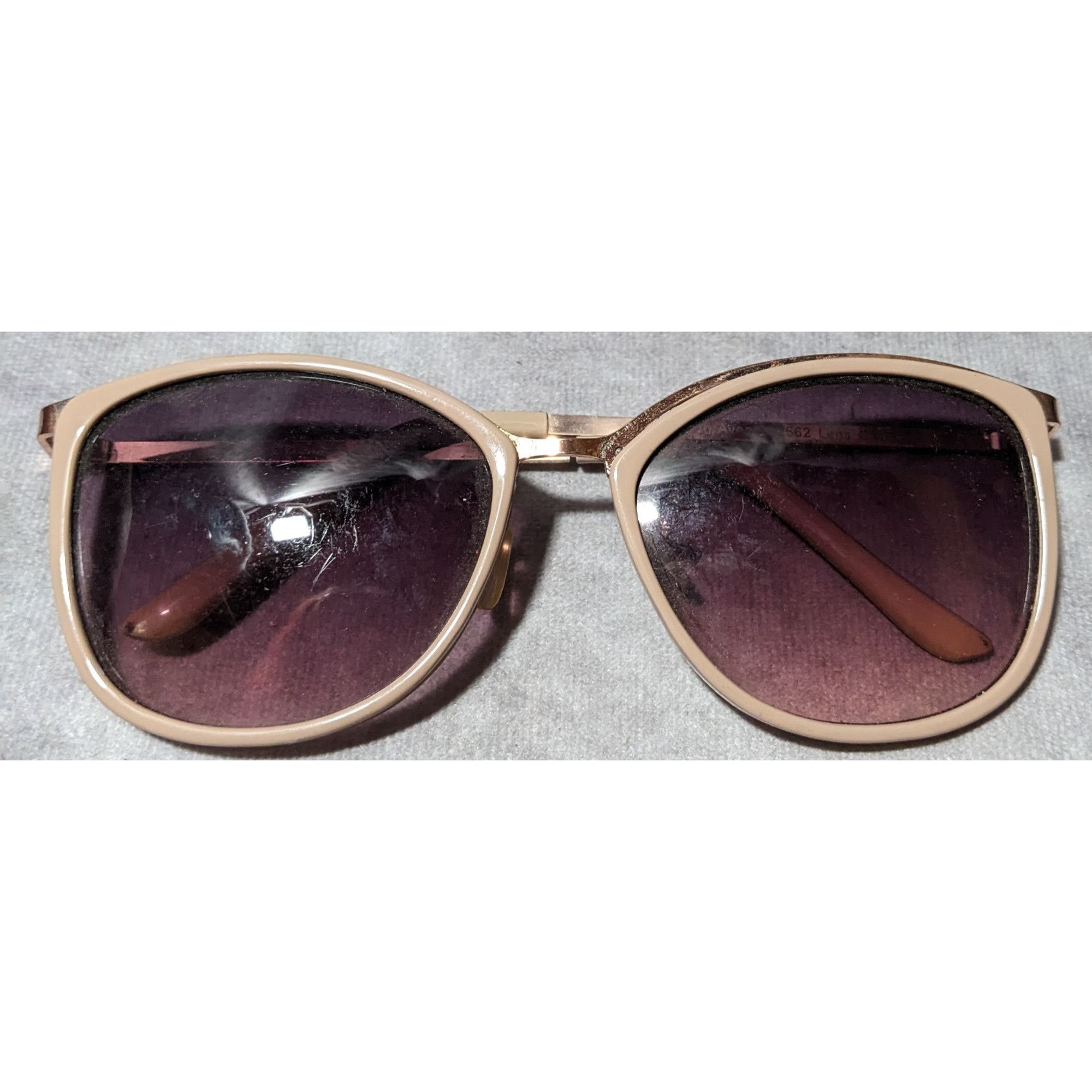 Other NYS Collection Morgan Avenue Beige And Rose Gold Sunglasses Size ONE SIZE - 4 Thumbnail