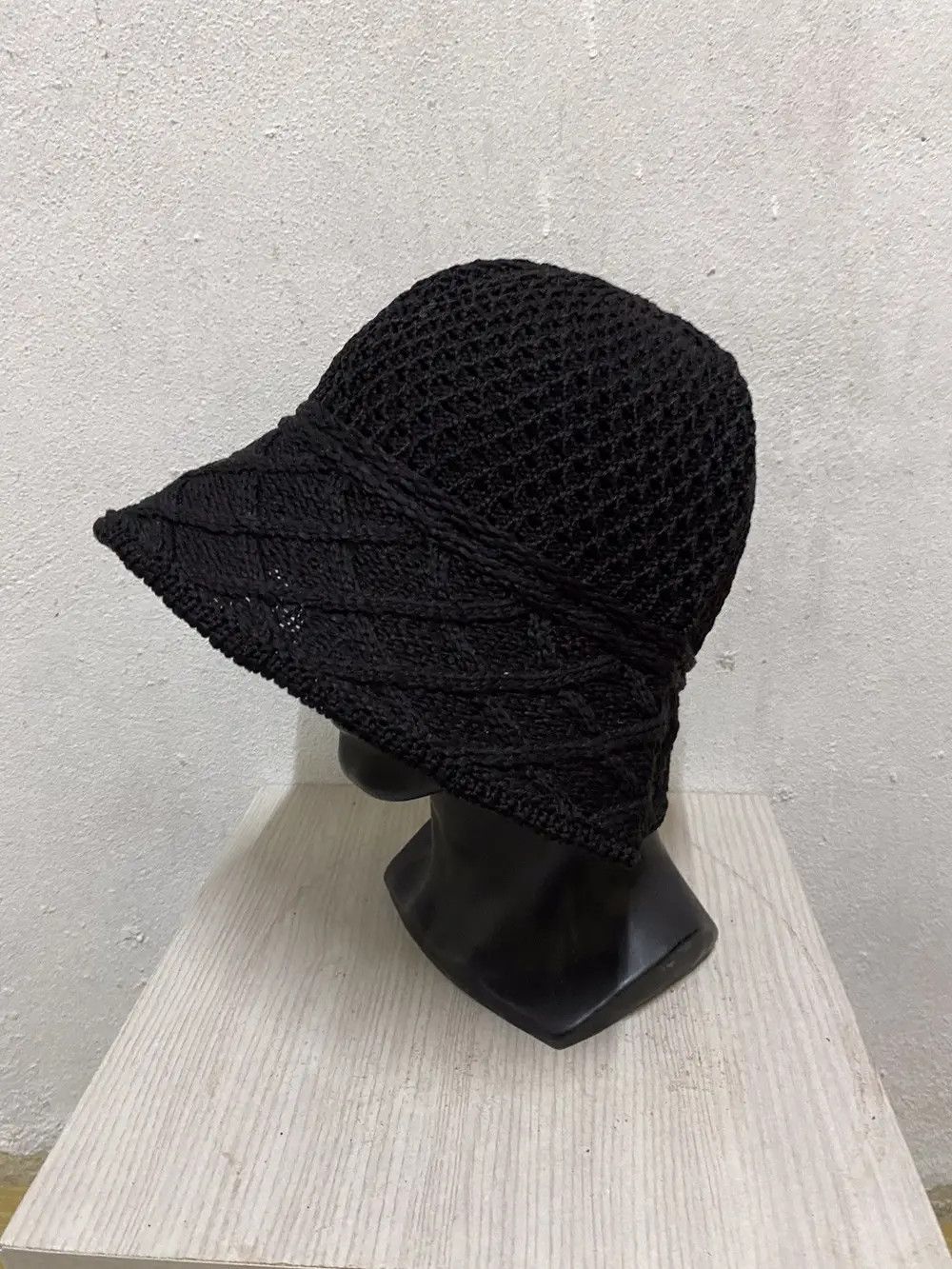 Japanese Brand Rare Japanese Brand Knit Bucket Hat Size ONE SIZE - 3 Thumbnail