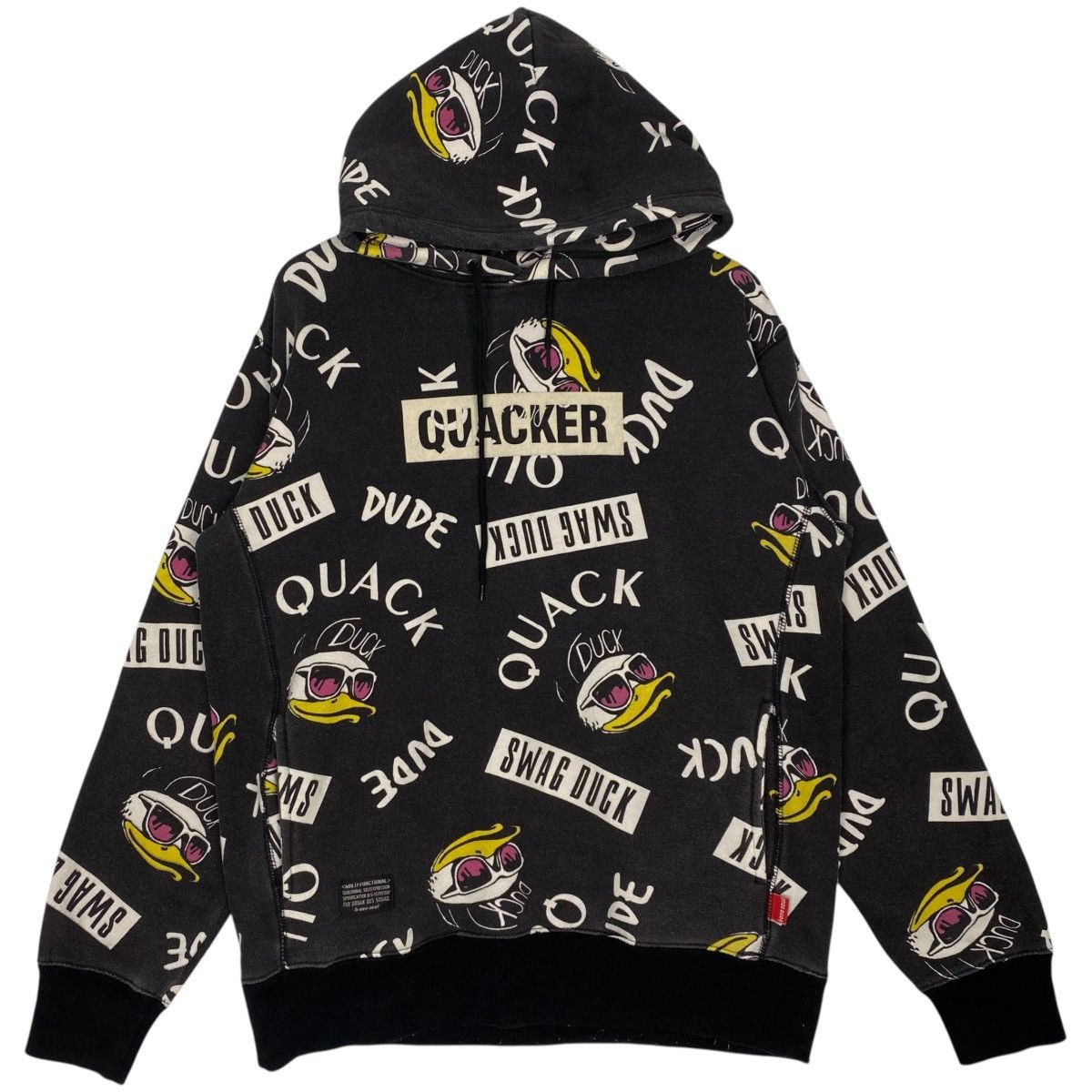 Other Vintage Duck Dude By B One Soul Hoodie Sweater Dark Gray SzL Size US L / EU 52-54 / 3 - 1 Thumbnail