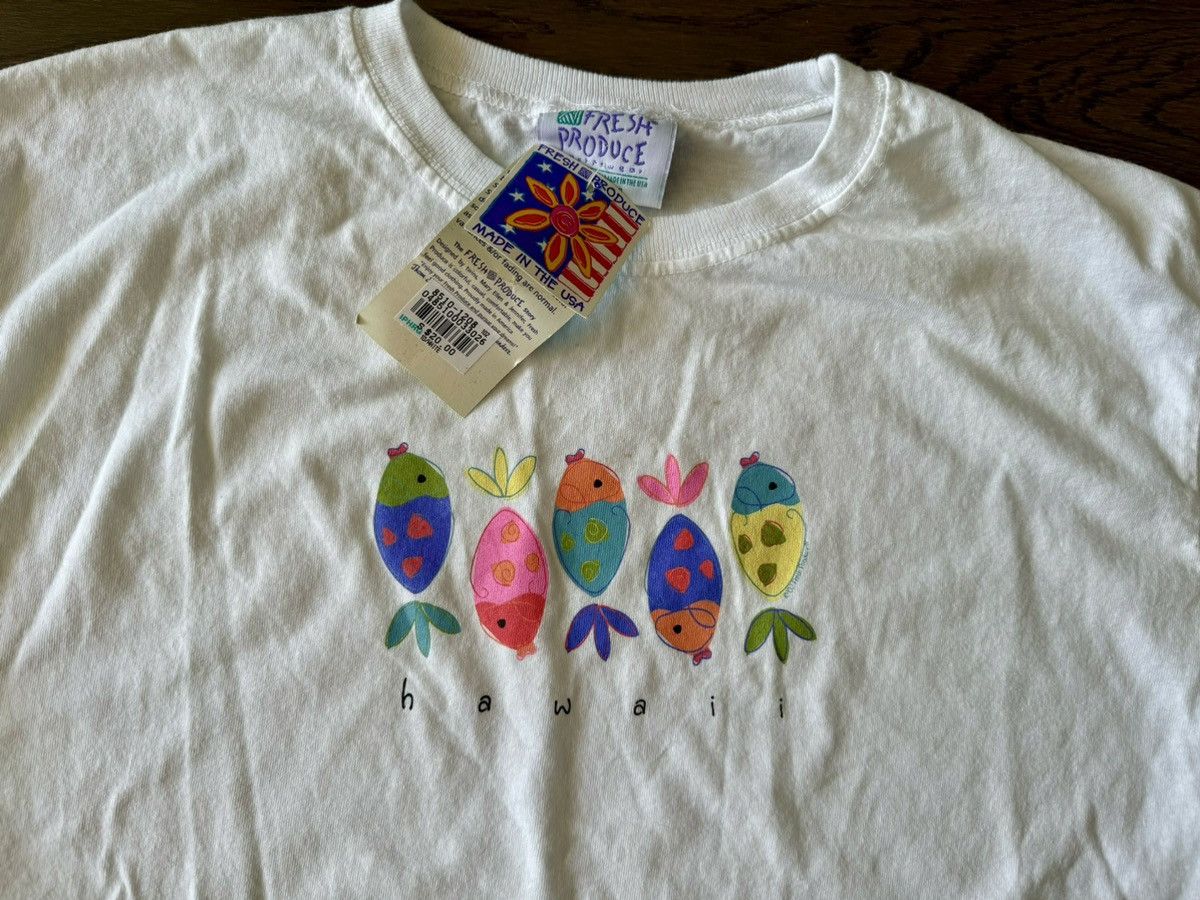 Vintage Fresh Produce Sportswear Hawaii Vintage White T-Shirt Size US S / EU 44-46 / 1 - 2 Thumbnail