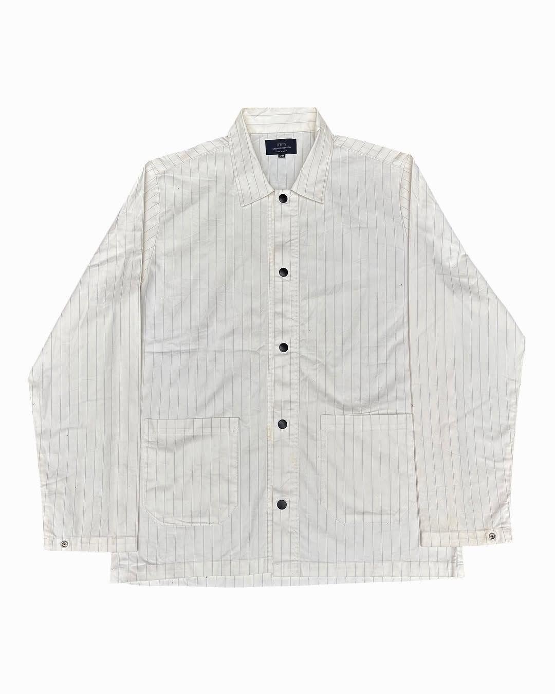 Japanese Brand Urban research dot striped chore jacket Size US M / EU 48-50 / 2 - 1 Thumbnail