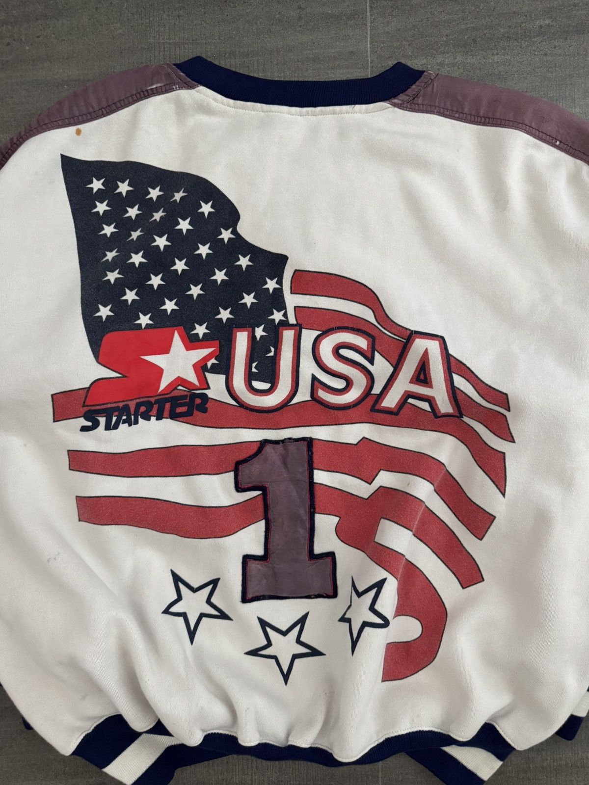 Starter 80-90s Vintage Starter American Cycler Crewneck Sweater Size US XL / EU 56 / 4 - 4 Thumbnail