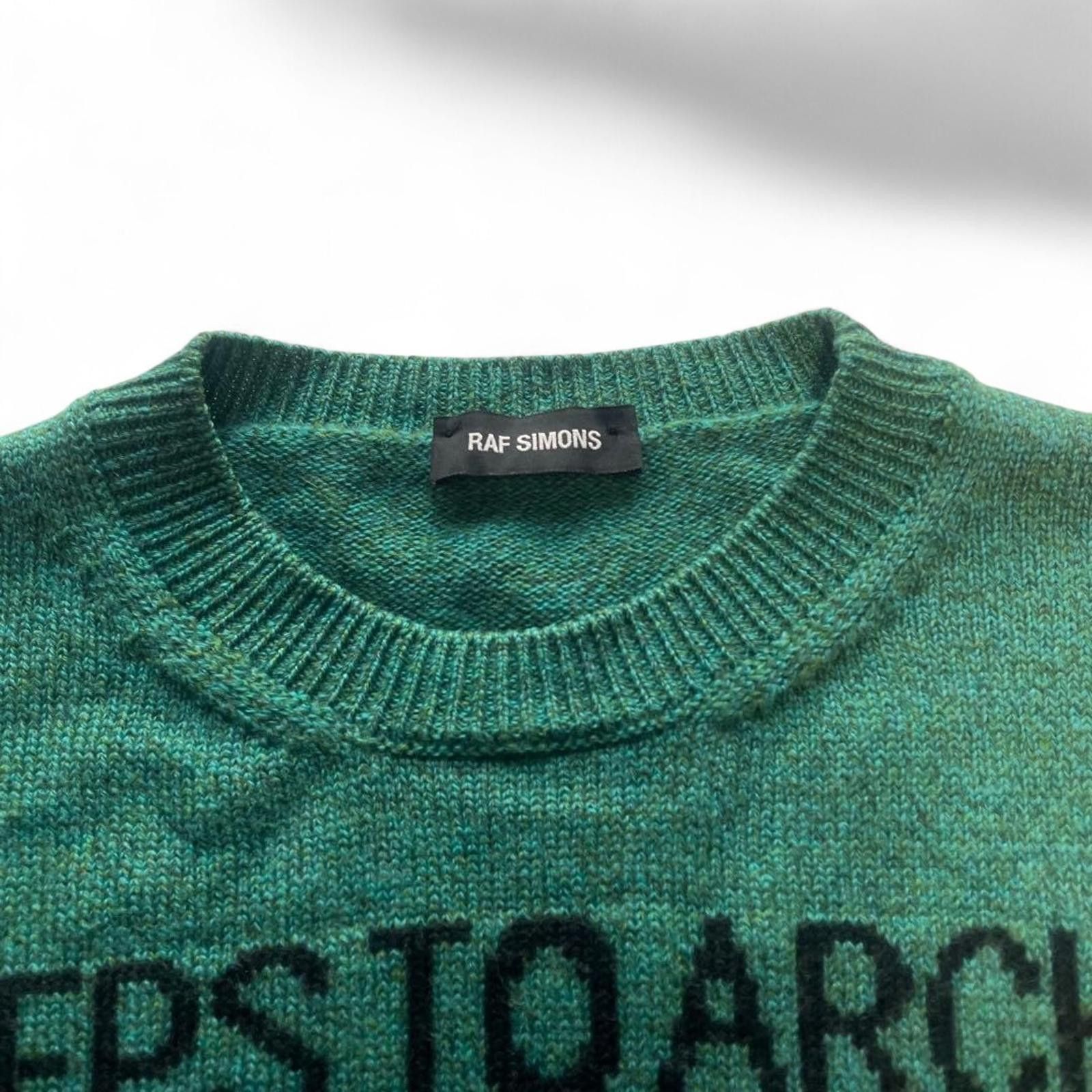 Raf Simons Raf Simons - “10 Steps to Archery” Wool Sweater Size US XS / EU 42 / 0 - 2 Thumbnail