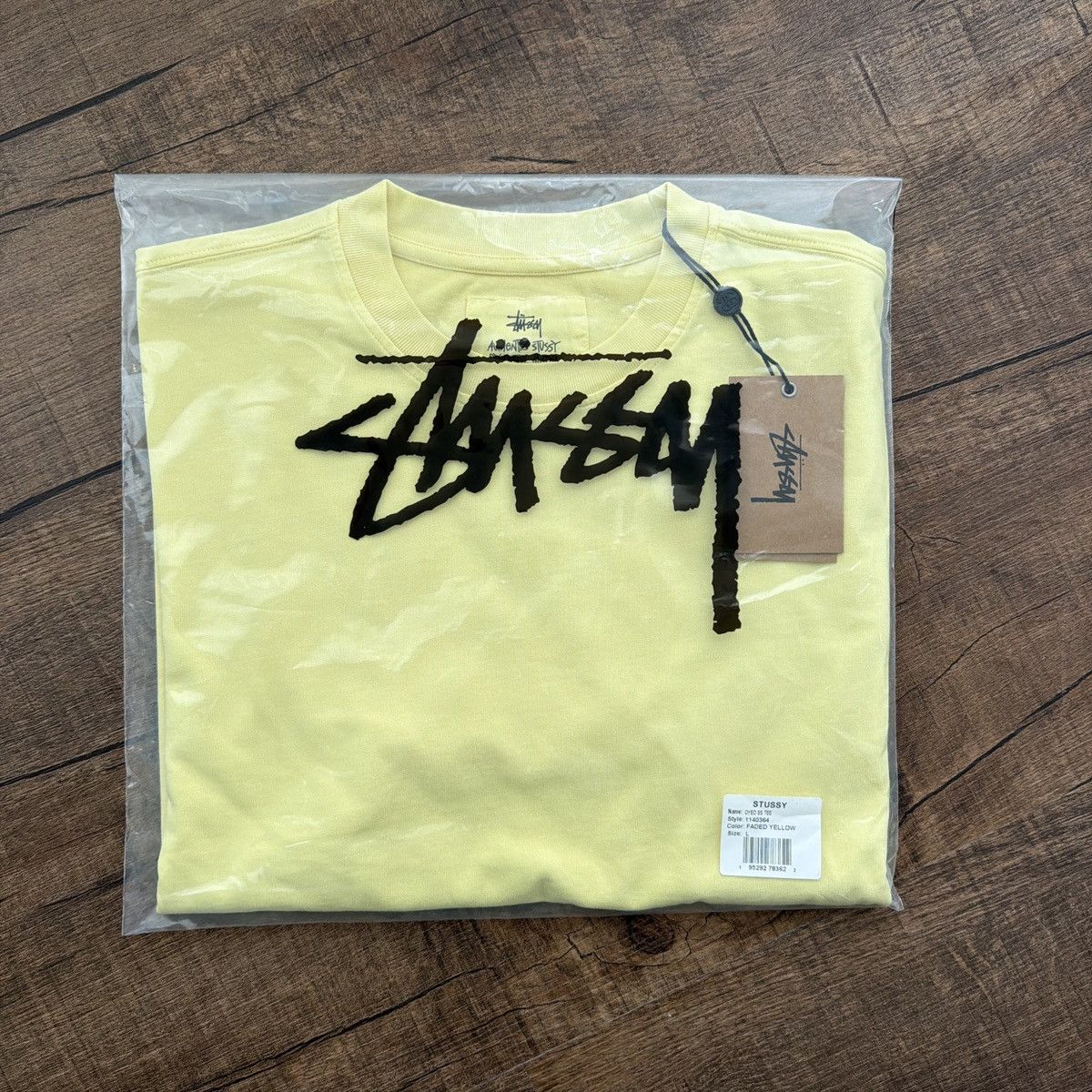 Stussy Stussy Garment Dyed Tee yellow Size US L / EU 52-54 / 3 - 6 Thumbnail