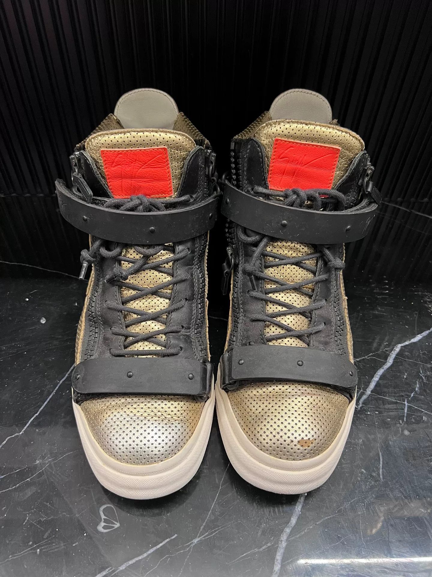 Giuseppe Zanotti Giuseppe Zanotti High-Top Sneakers Limited Edition Size US 8 / EU 41 - 1 Thumbnail
