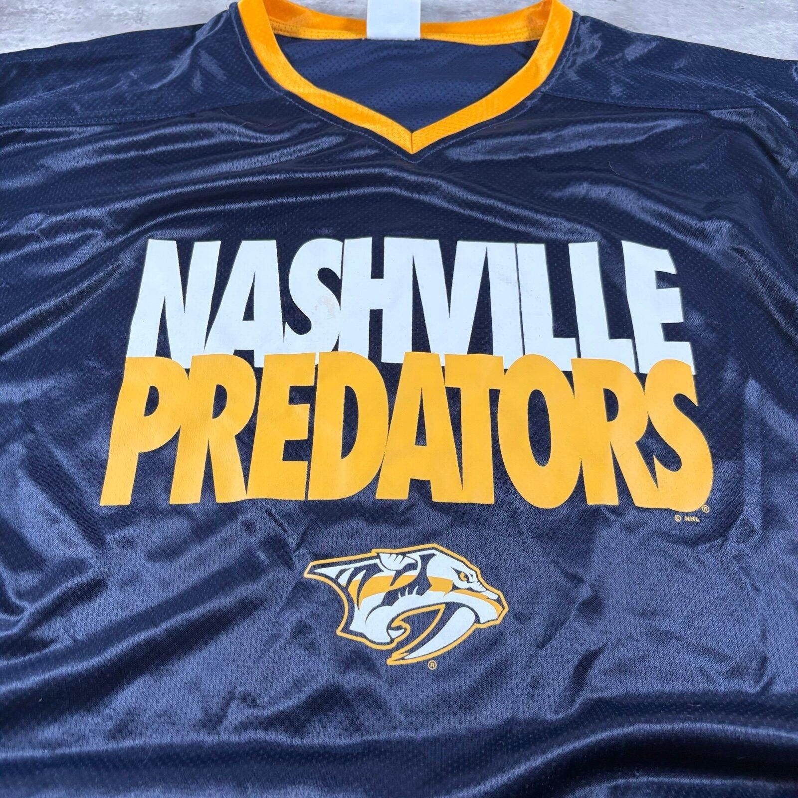 NHL Y2K Nashville predators hockey jersey Size US XL / EU 56 / 4 - 2 Thumbnail
