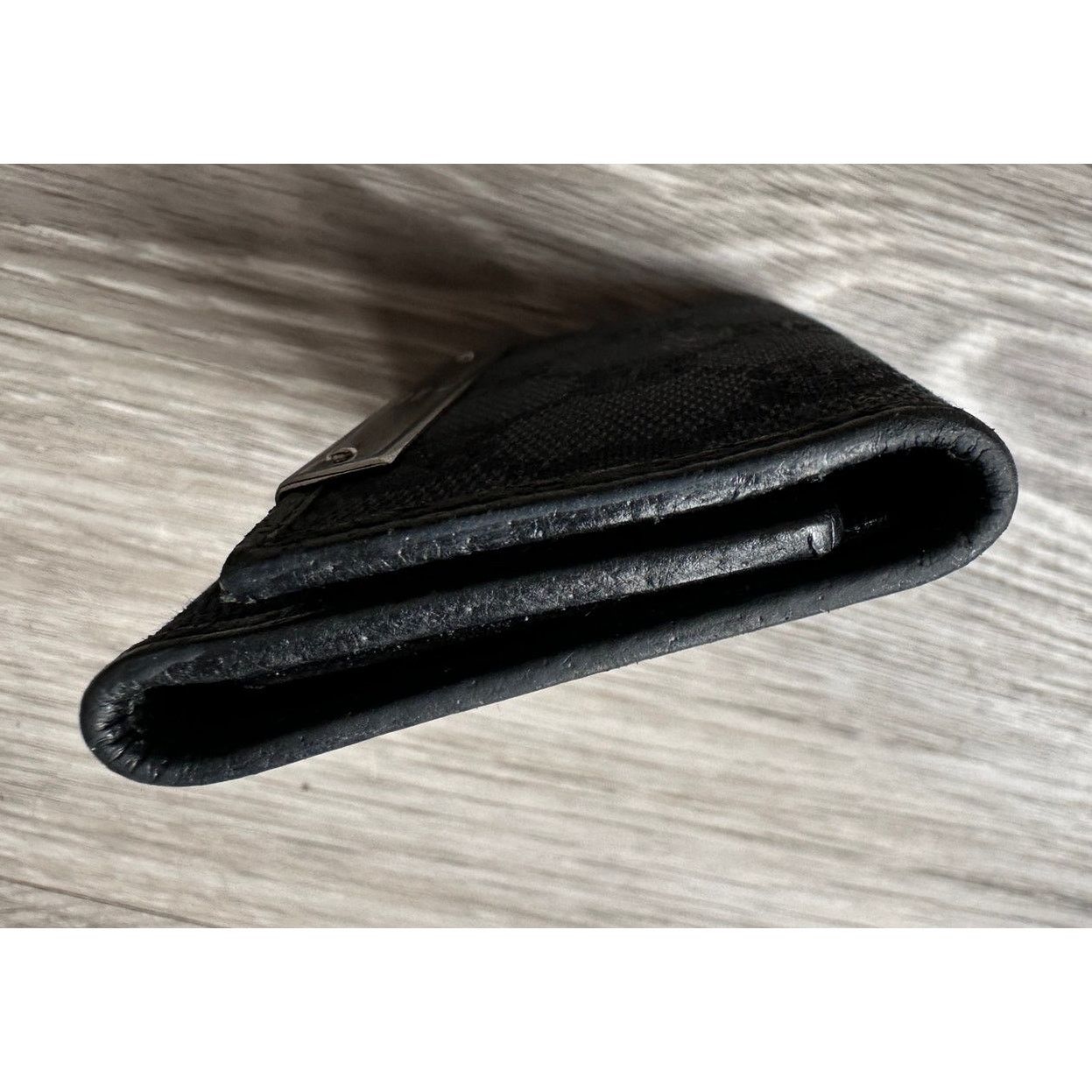 Gucci Gucci Black GG Canvas & Leather Trifold Key Holder - 6 Keys Size ONE SIZE - 10 Thumbnail