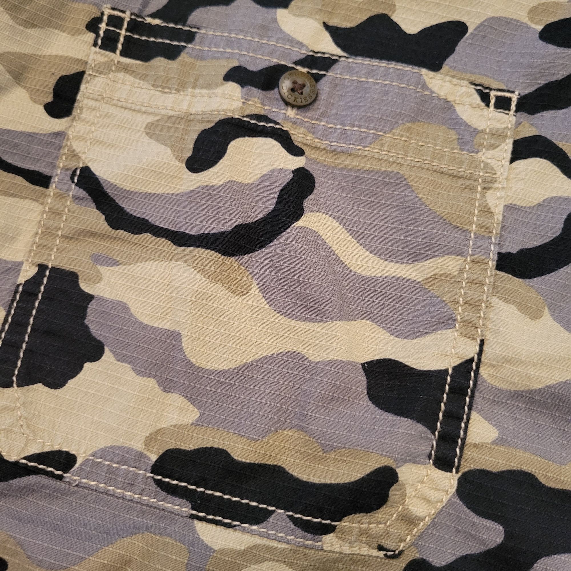 Dickies Dickies Camo Short Sleeve Button Front Shirt 3XL Work Chores Size US XXL / EU 58 / 5 - 5 Thumbnail