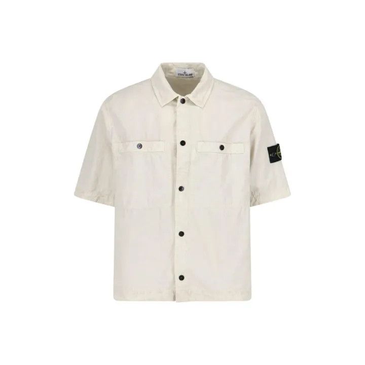 Stone Island Stone Island Logo Print Slim Fit Shirt Size US L / EU 52-54 / 3 - 1 Thumbnail