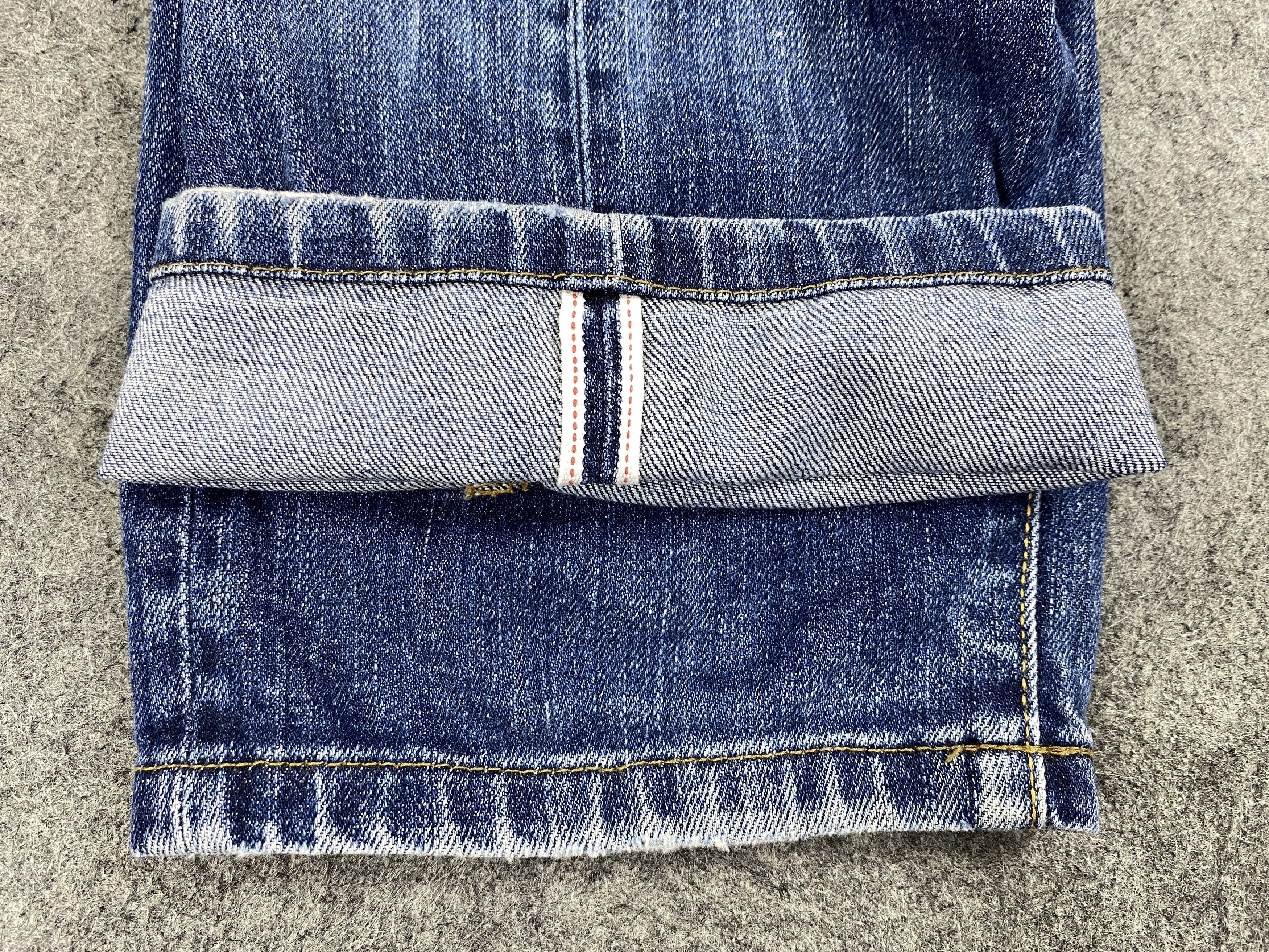 Japanese Brand Redline Distressed Blue Vintage Uniqlo 31x27 Denim -JN1331 Size US 31 - 9 Thumbnail