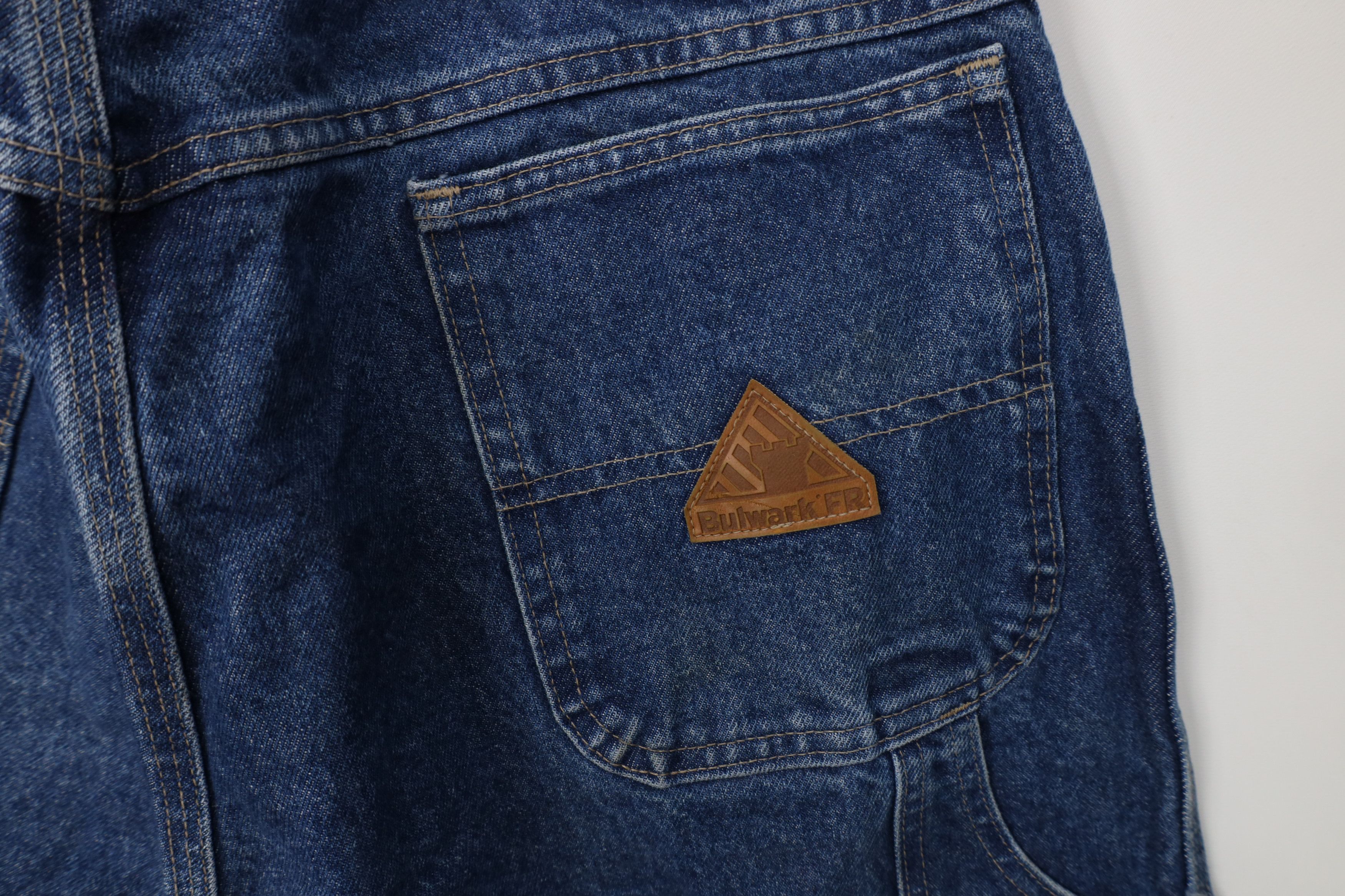 Vintage Vintage Bulwark FR Fire Flame Resistant Wide Leg Jeans Size US 38 / EU 54 - 15 Thumbnail